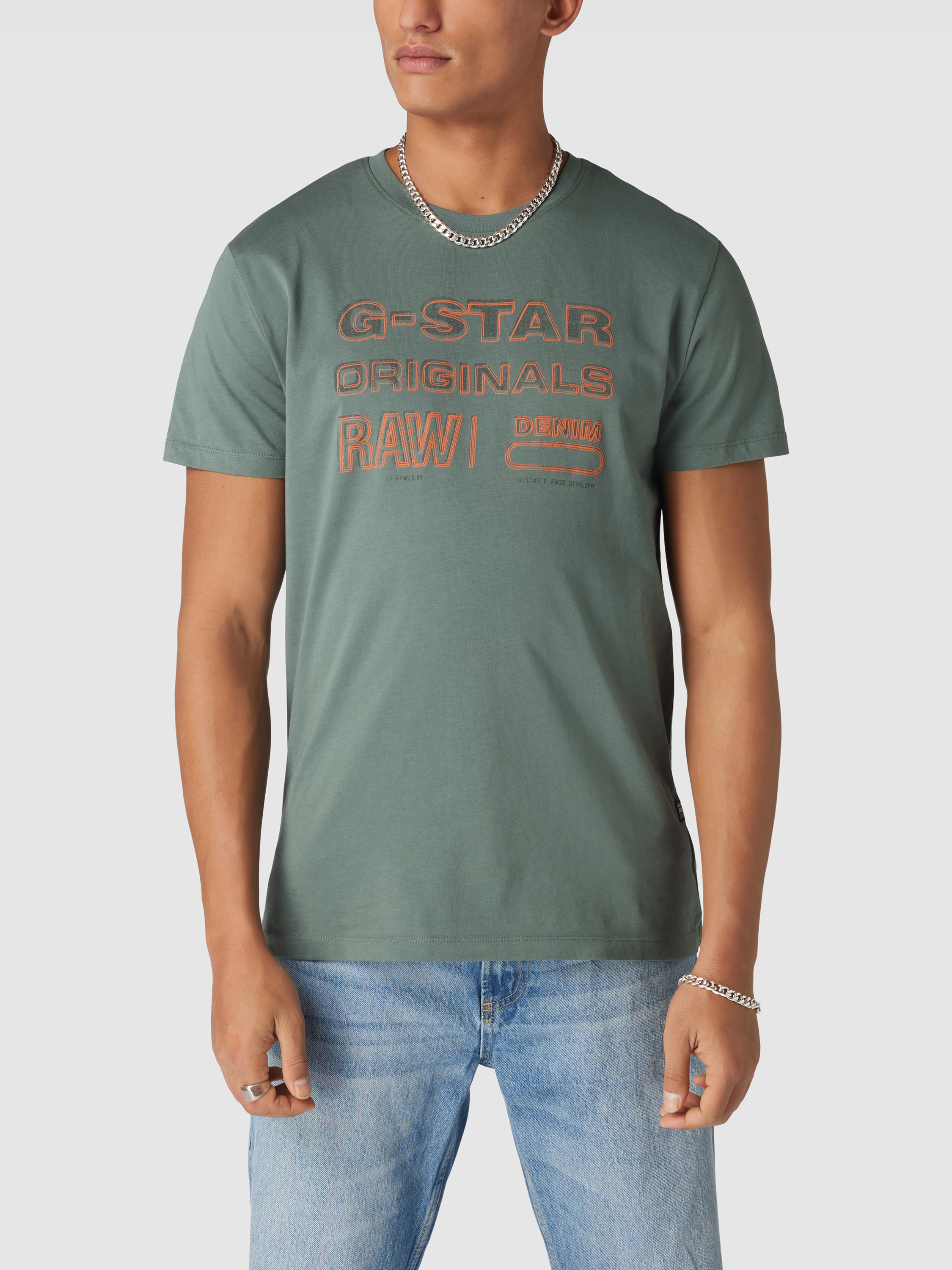 G-STAR RAW Base T-Shirt 2 Pack, Camisetas Para Hombre, Multicolor (Grey Htr D07207-124-906), L
