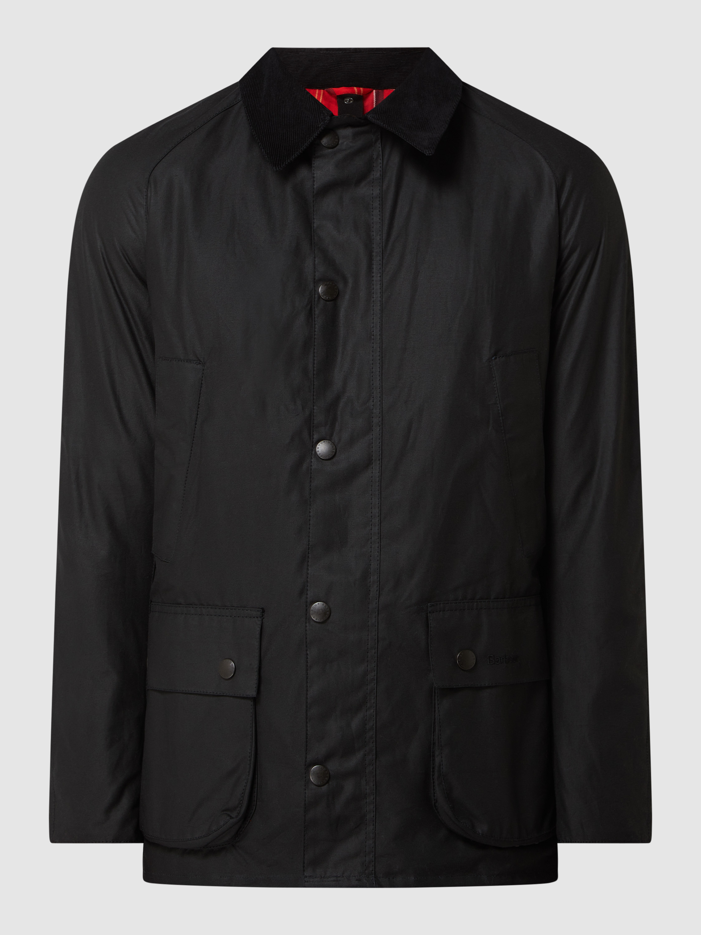 Barbour Waxparka mit Umlegekragen Modell 'ASHBY' (black) online kaufen