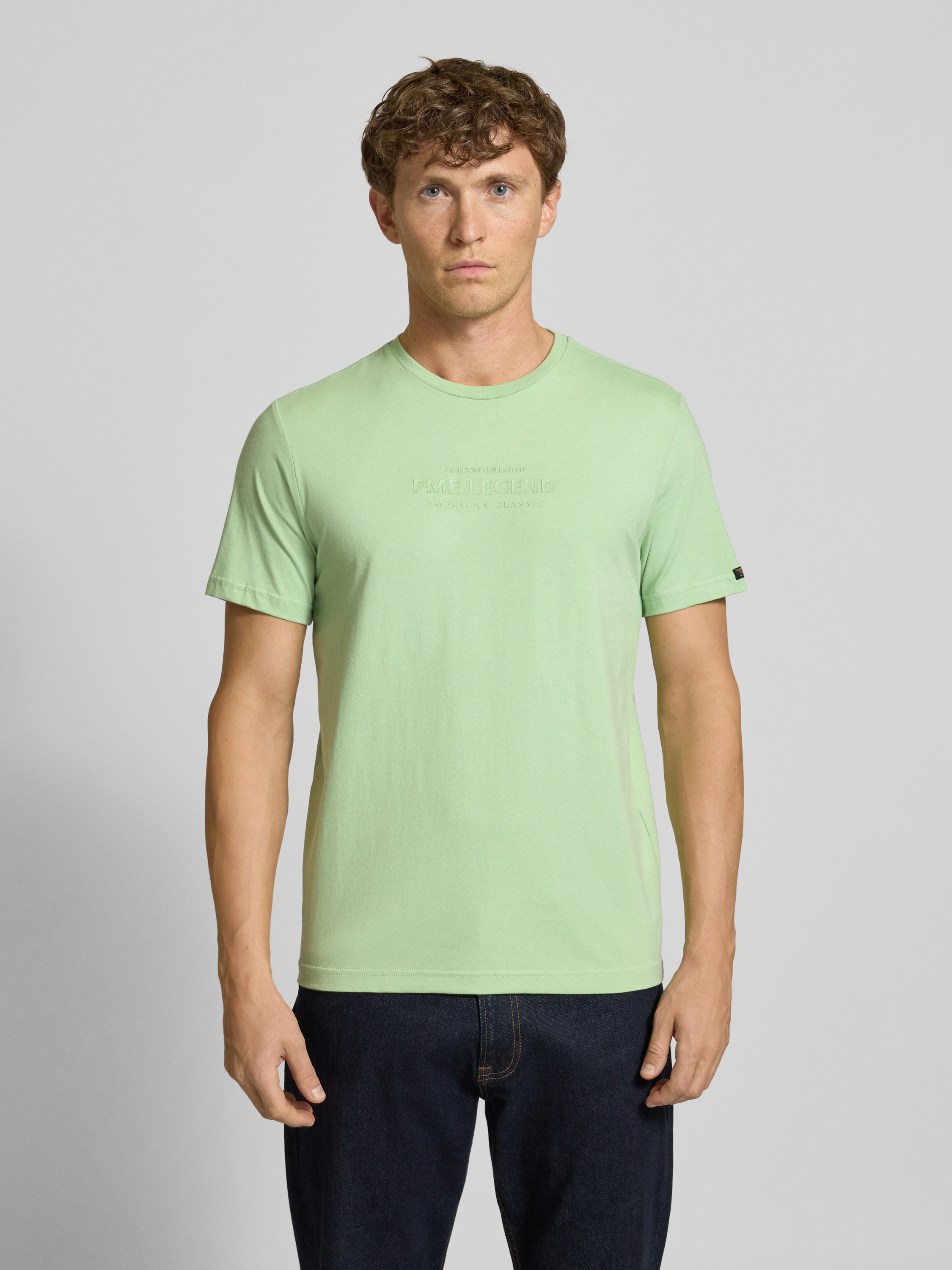 PME Legend Heren T-Shirt Ronde Hals Katoen Elasthaan Logo - Comfortabele Regular Fit In Meerdere Kleuren