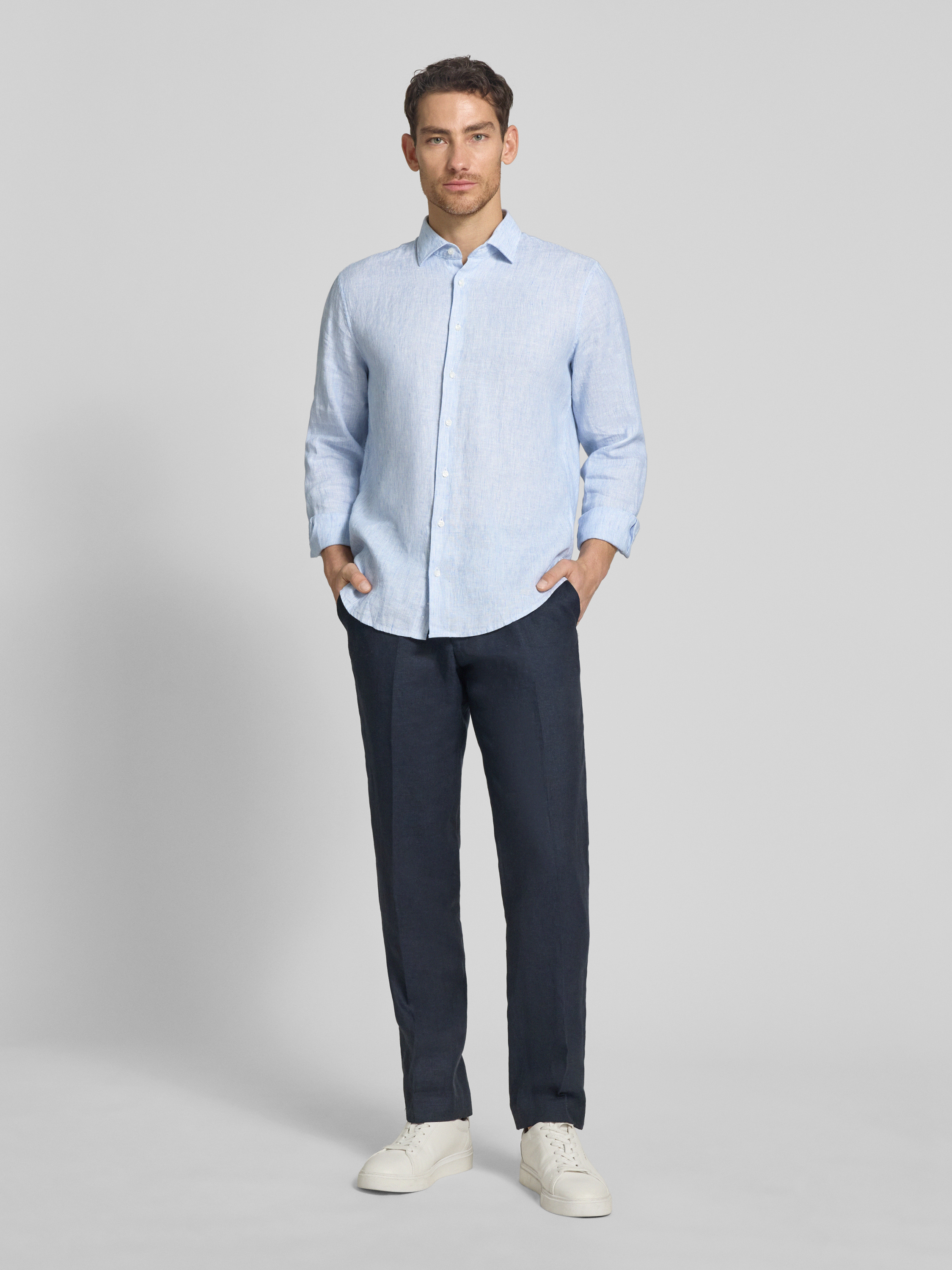 SEIDENSTICKER Business-Hemd Karo Hellblau Extra Slim Fit » günstig