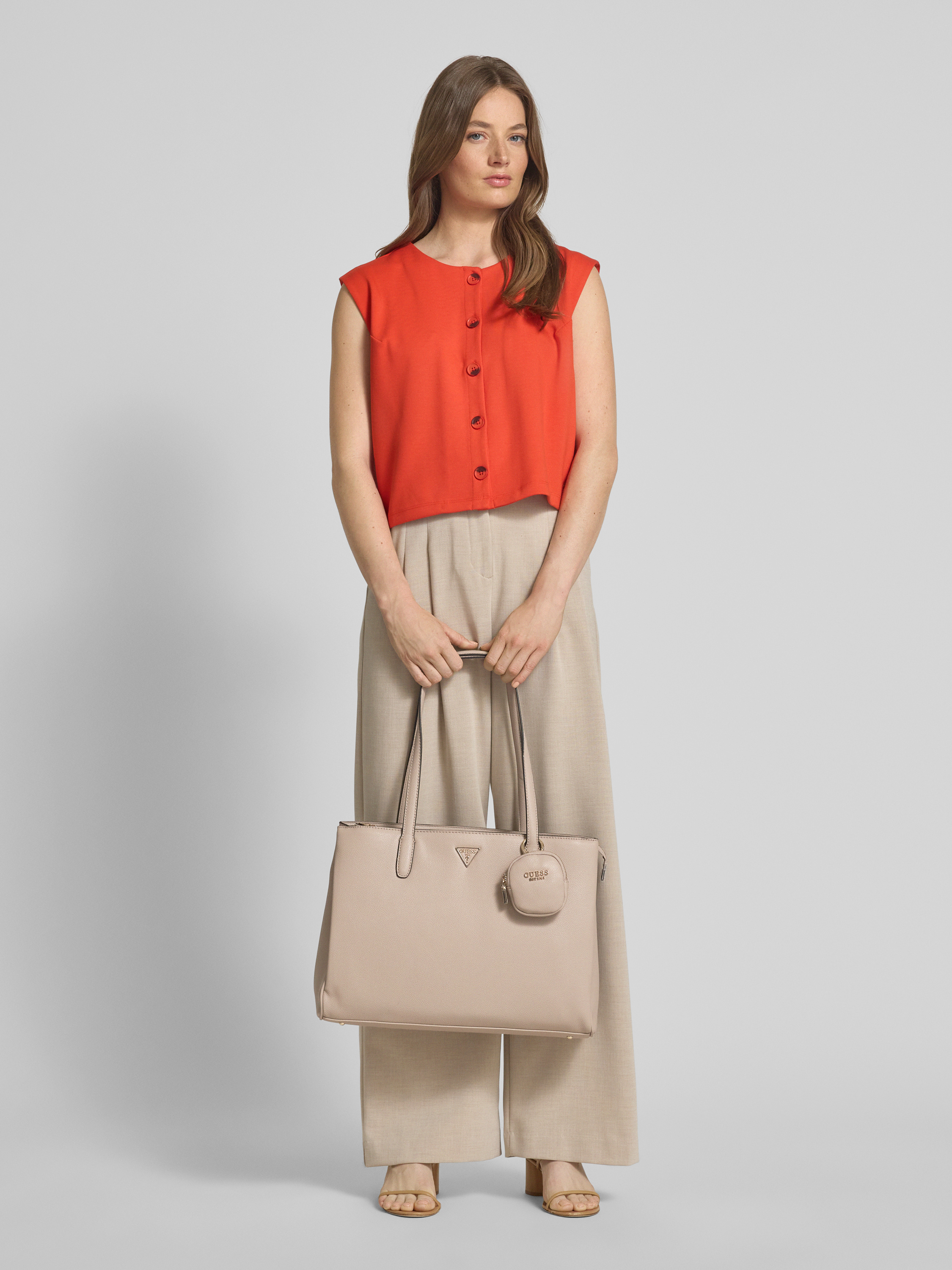 Guess Tote Bag mit Label-Applikation Modell 'POWER PLAY