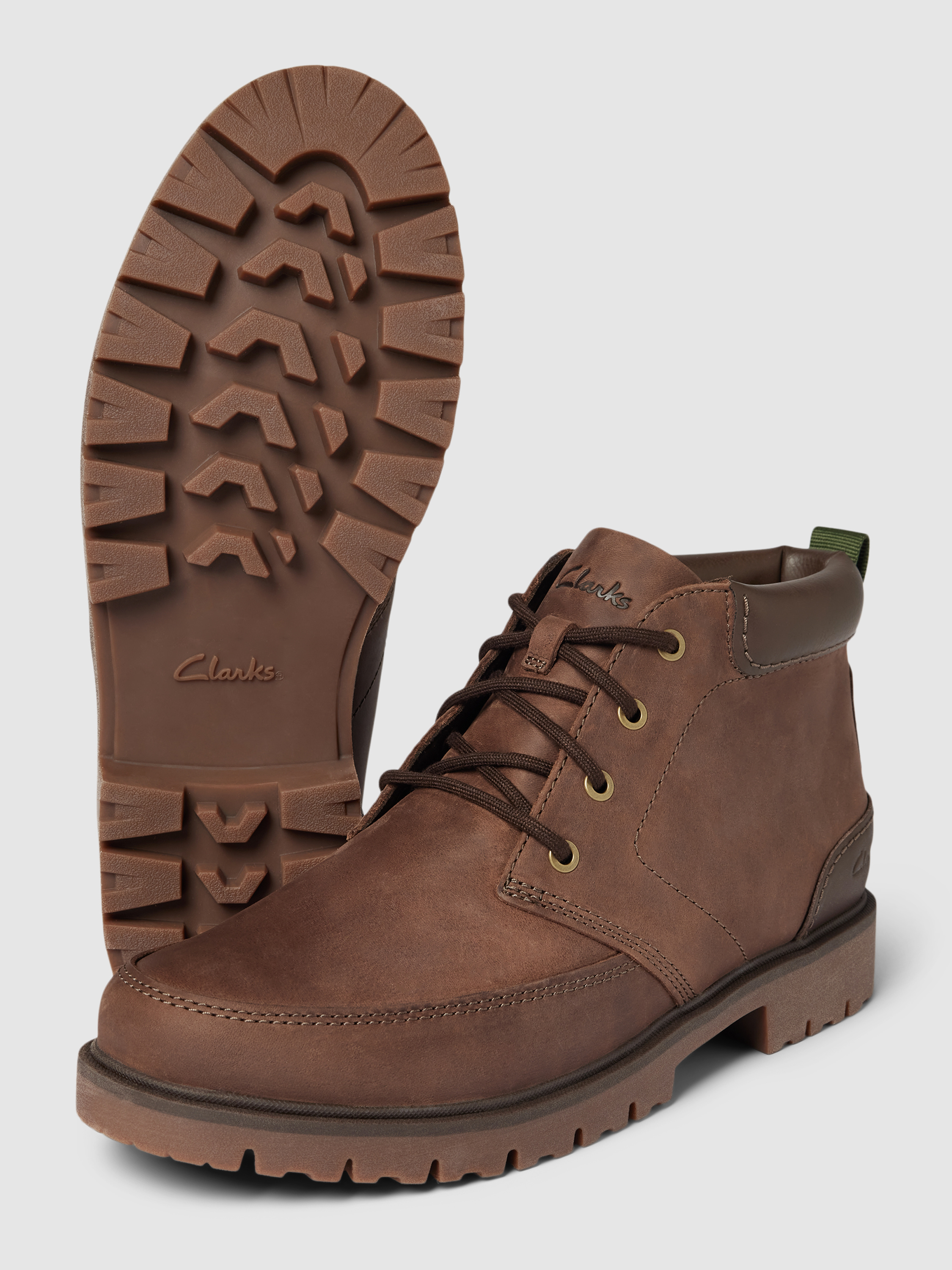 Clarks Desert Boots mit Label-Detail Modell 'ROSSDALE' (dunkelbraun ...