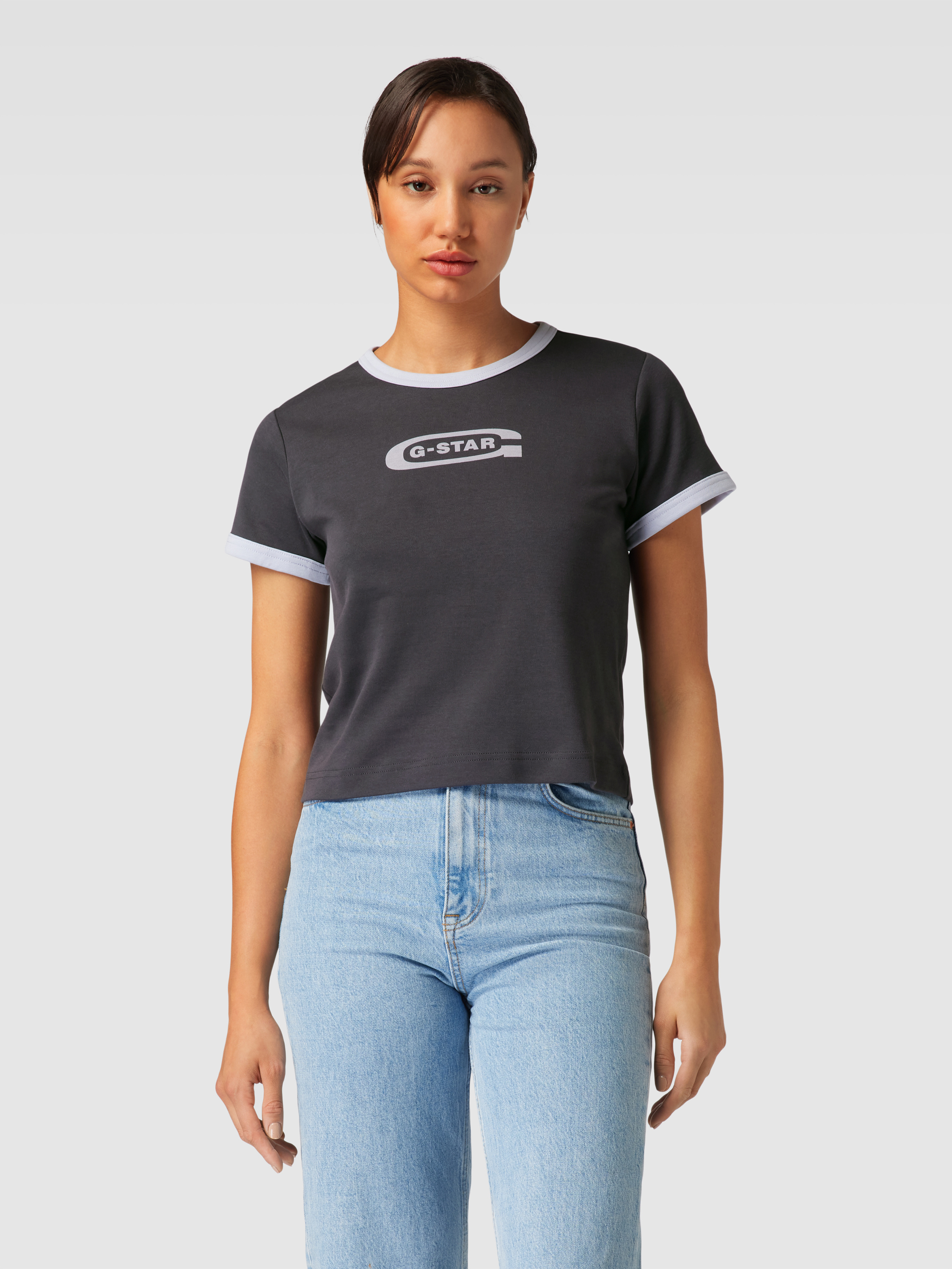 G-Star RAW Army Ringer Slim Top - Zwart - Dames - Vergelijk