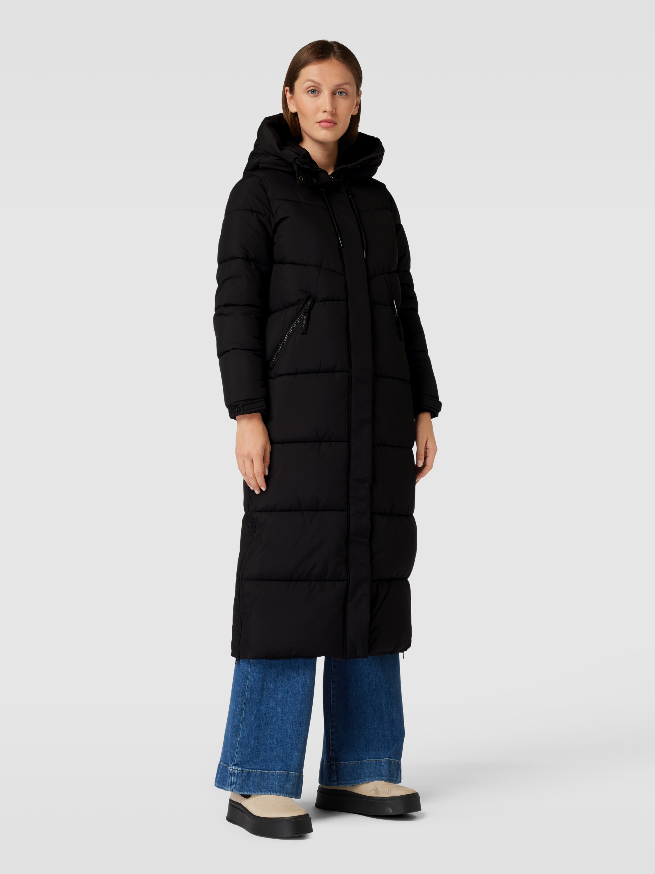 khujo Steppmantel mit Kapuze Modell 'SHIMANTA' (black) online kaufen