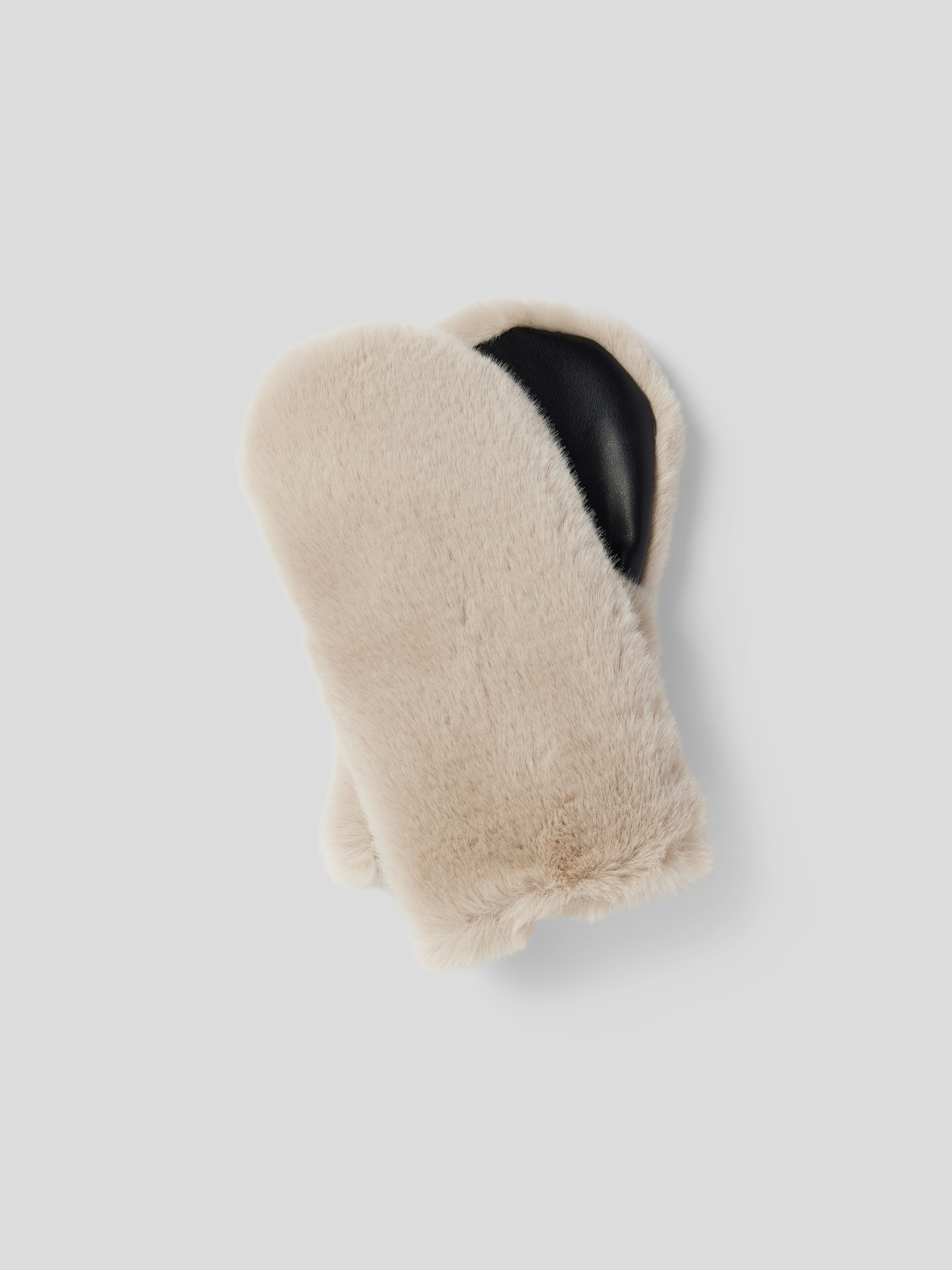 Stand Studio Handschuhe in Fell-Optik (ecru) online kaufen