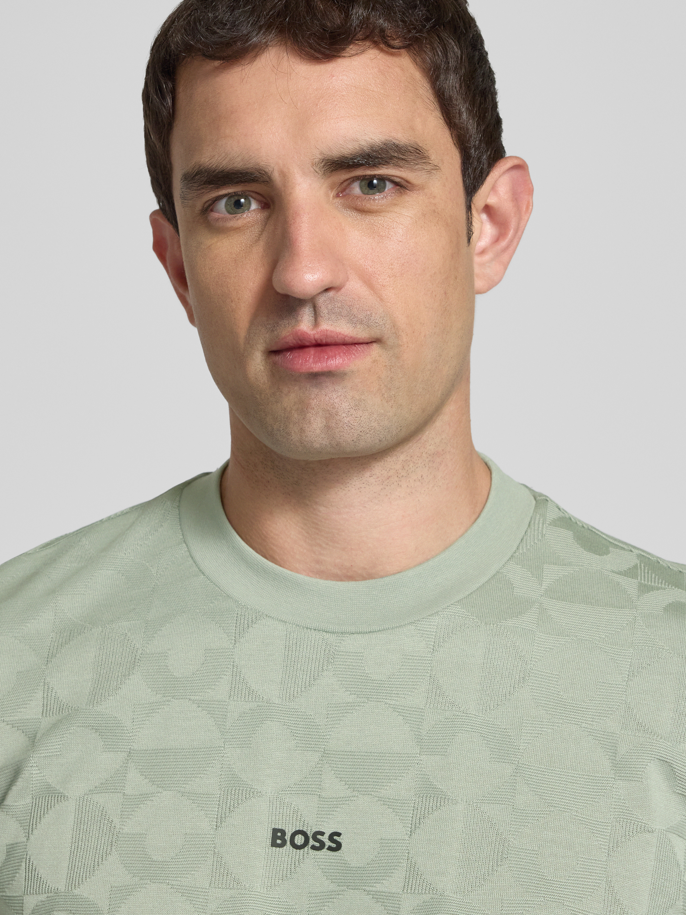 Tシャツ・カットソー BOSS Men T-shirt Green 50513674 311 BOSS Black C-Taut 01 S1-25 311 Medium Green – Frank Bird