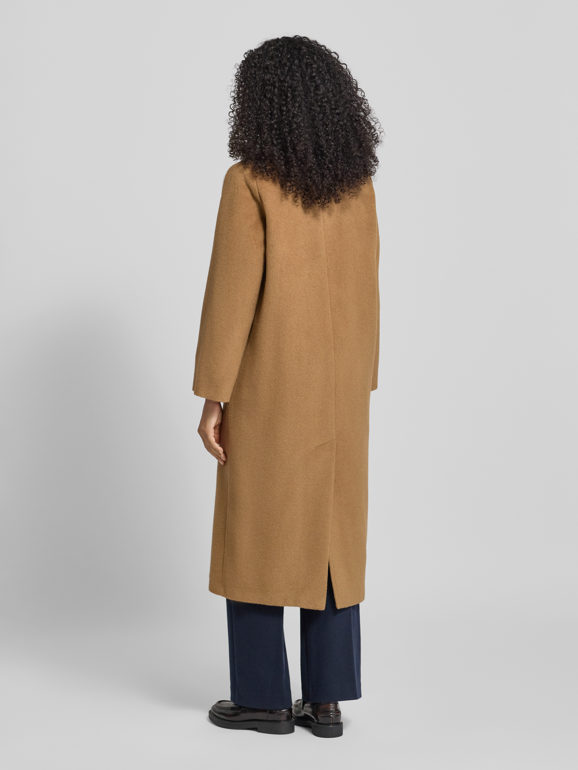 Weekend Max Mara Relaxed fit lange jas van een mix van wol en