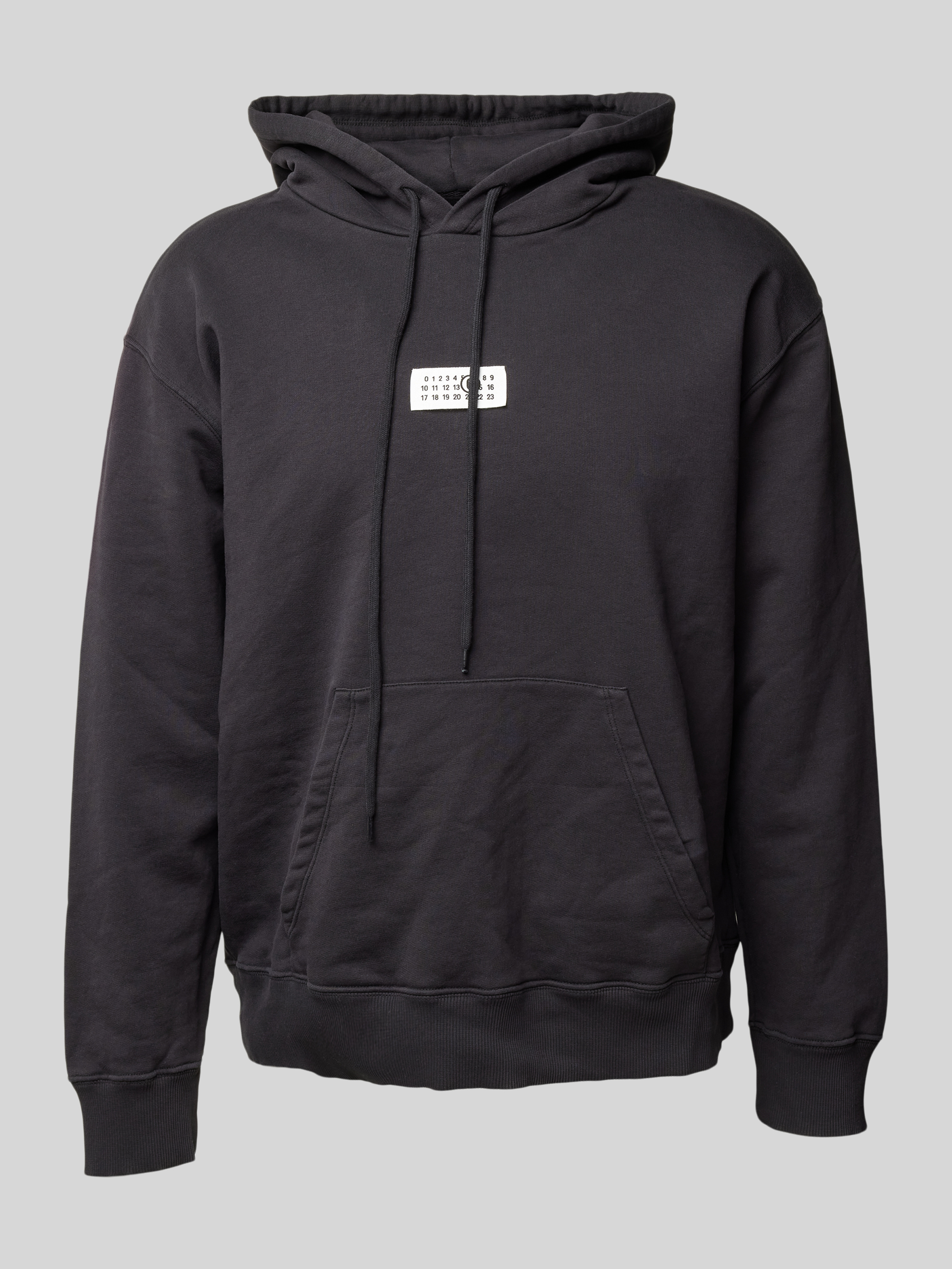 MM6 Hoodie mit Label-Patch (black) online kaufen