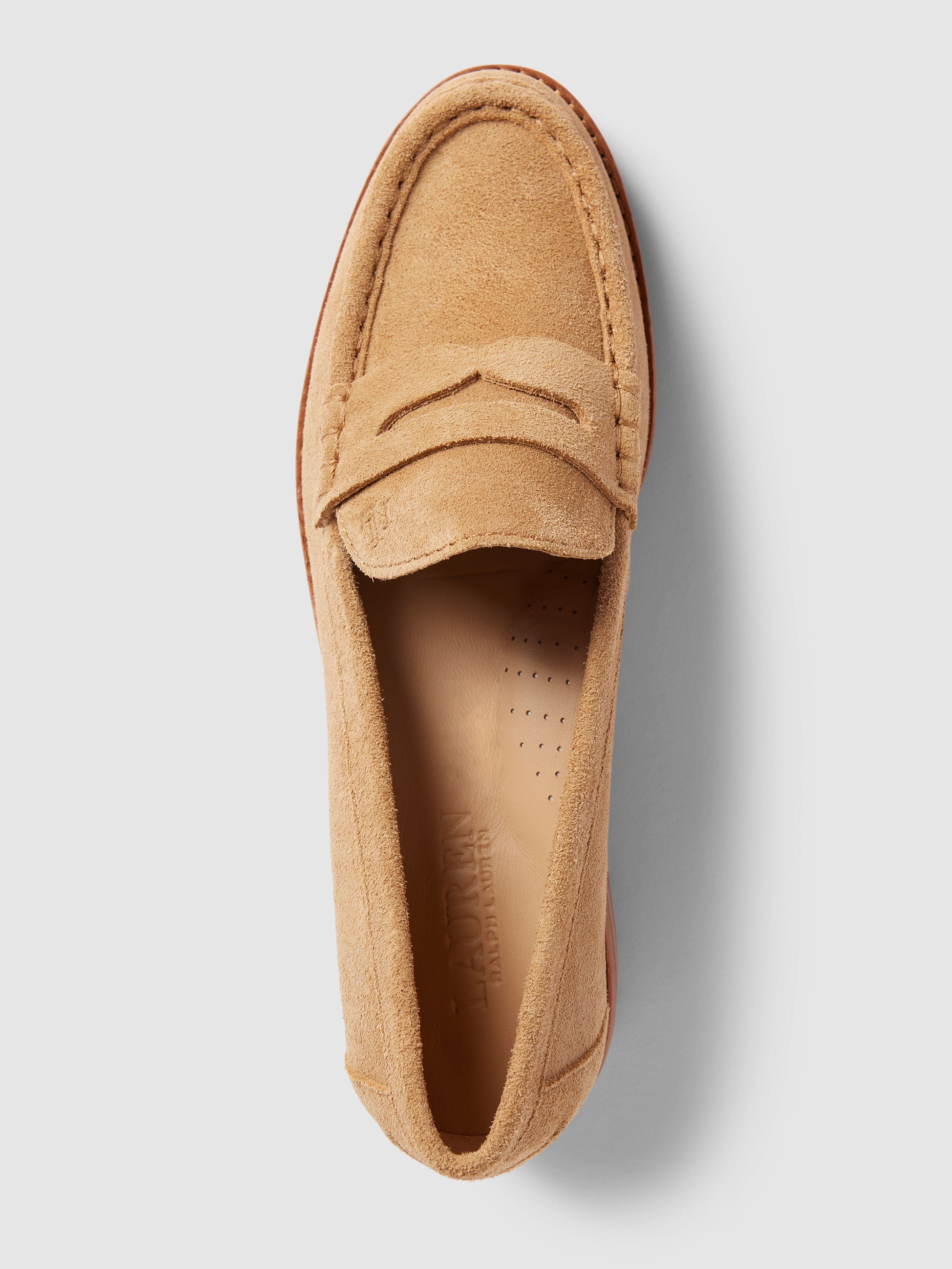 Lauren Ralph Lauren Penny-Loafer mit Label-Detail Modell 'WREN' (beige ...