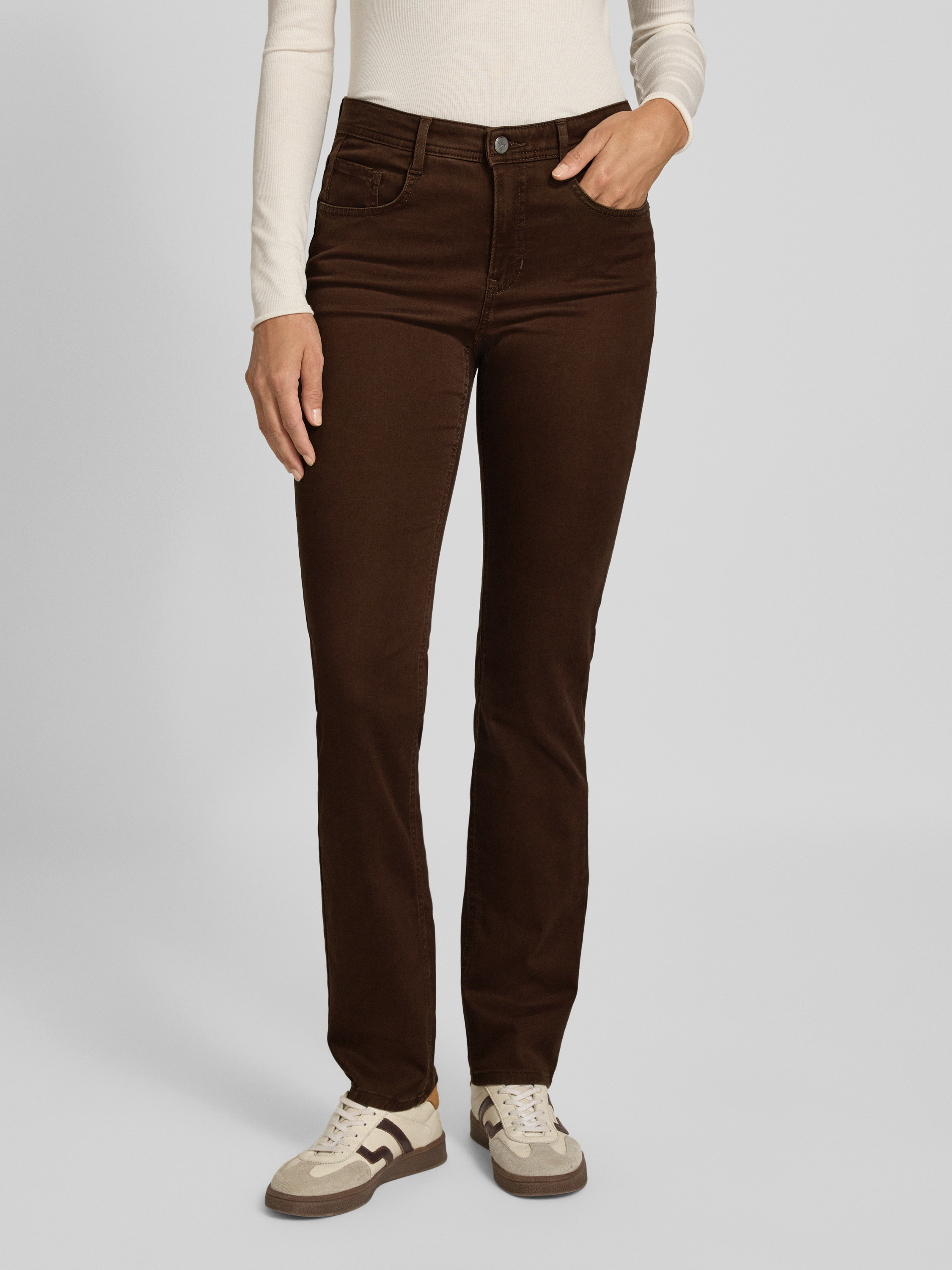 Style Mary Five-Pocket-broek in hoogwaardig katoenen stretch