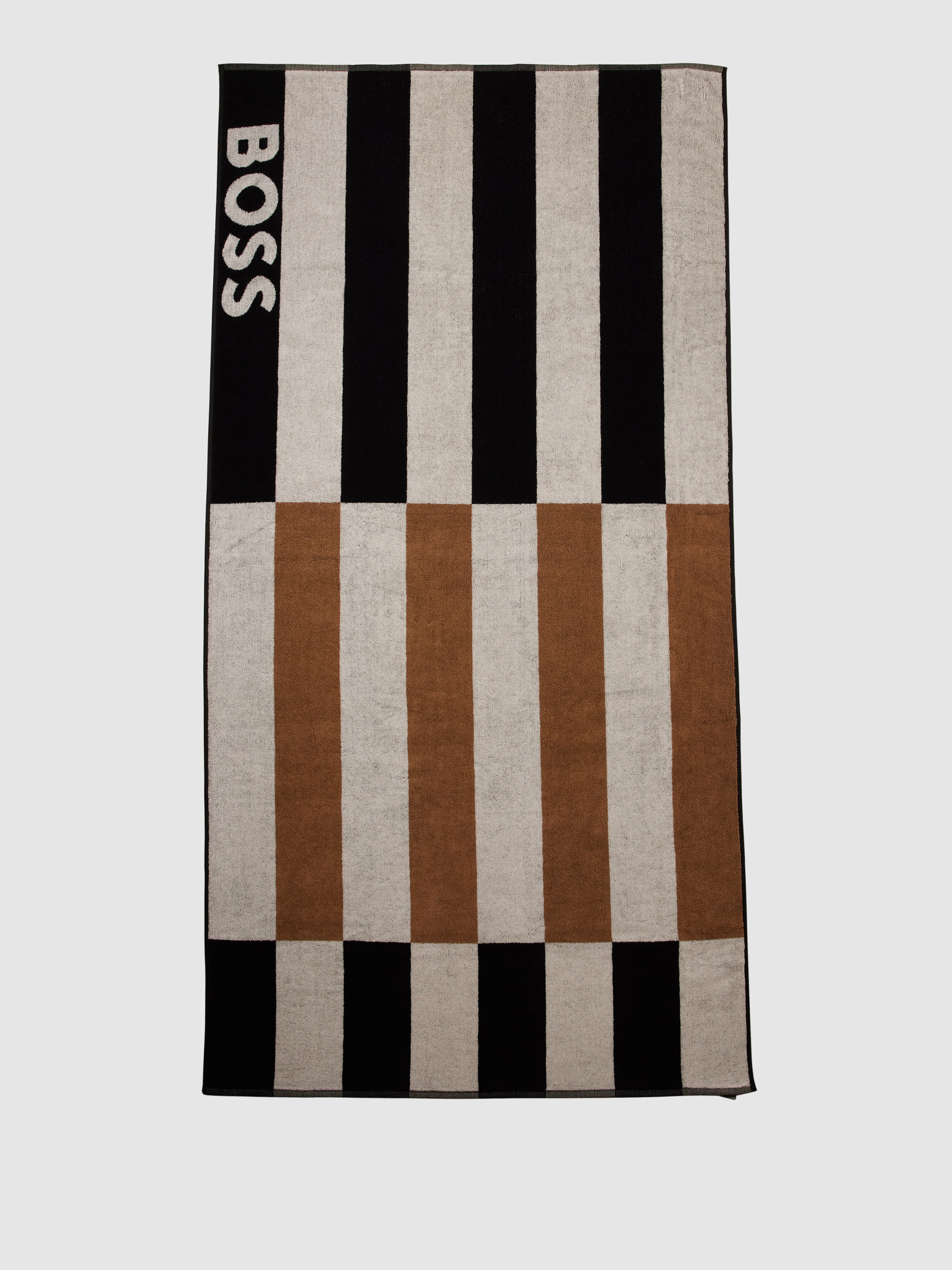 BOSS Handtuch mit Allover-Muster (black) online kaufen