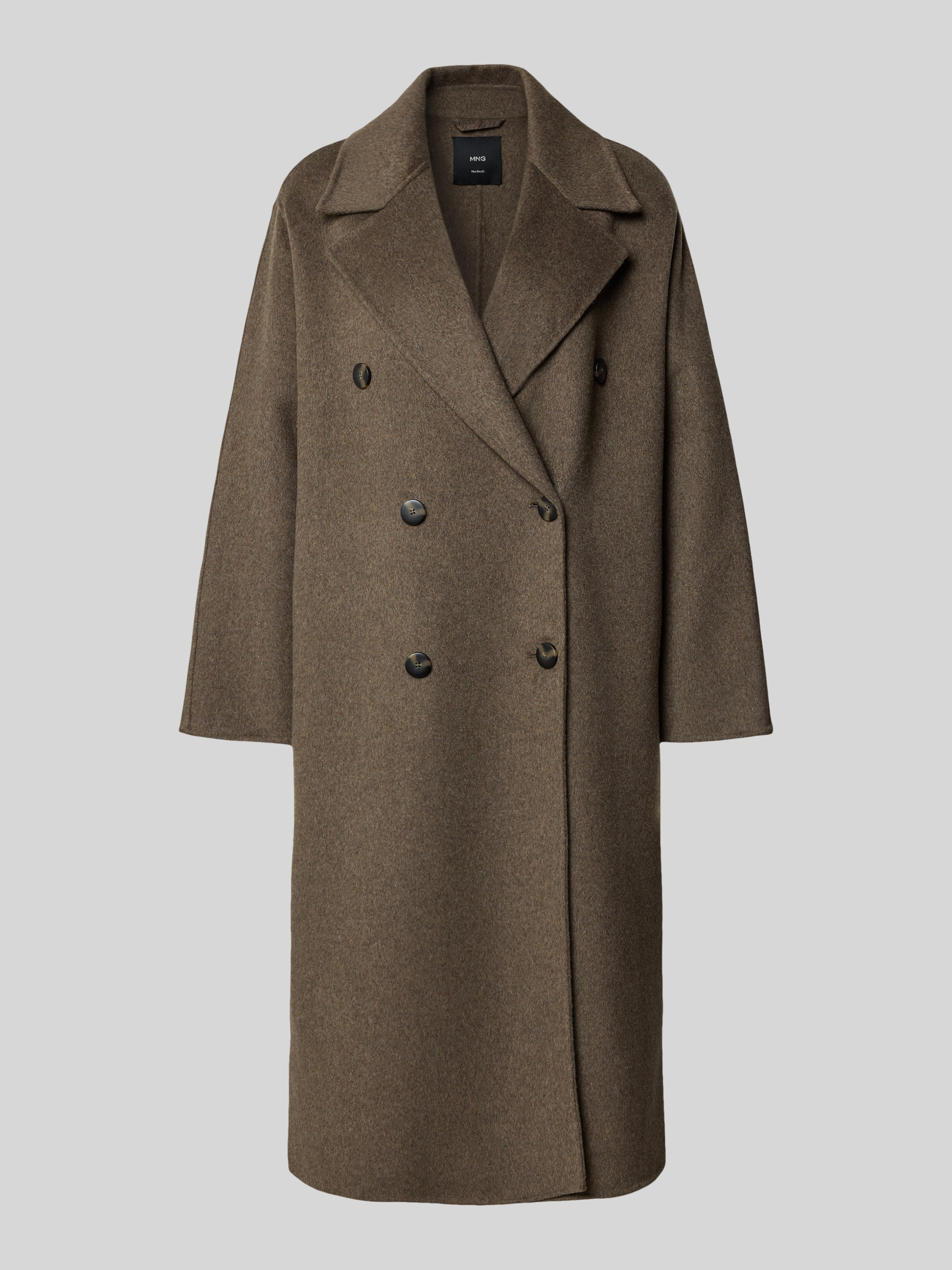 Brown Mango Picarol Wollmantel Mango Mantel Aus Woll-Mix Mit