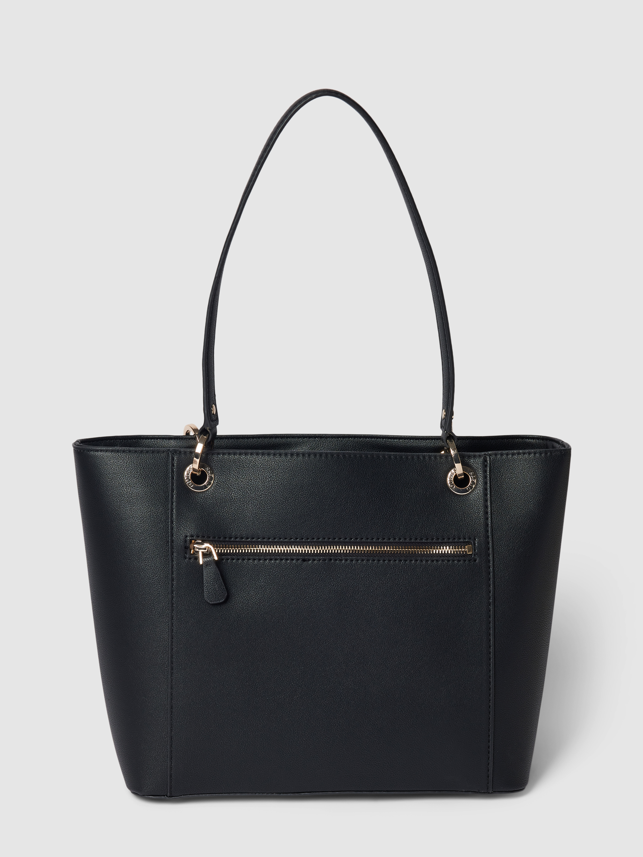 Guess Tote / Handbag Ladies Junction Travel Lunchbox Black/Glossy