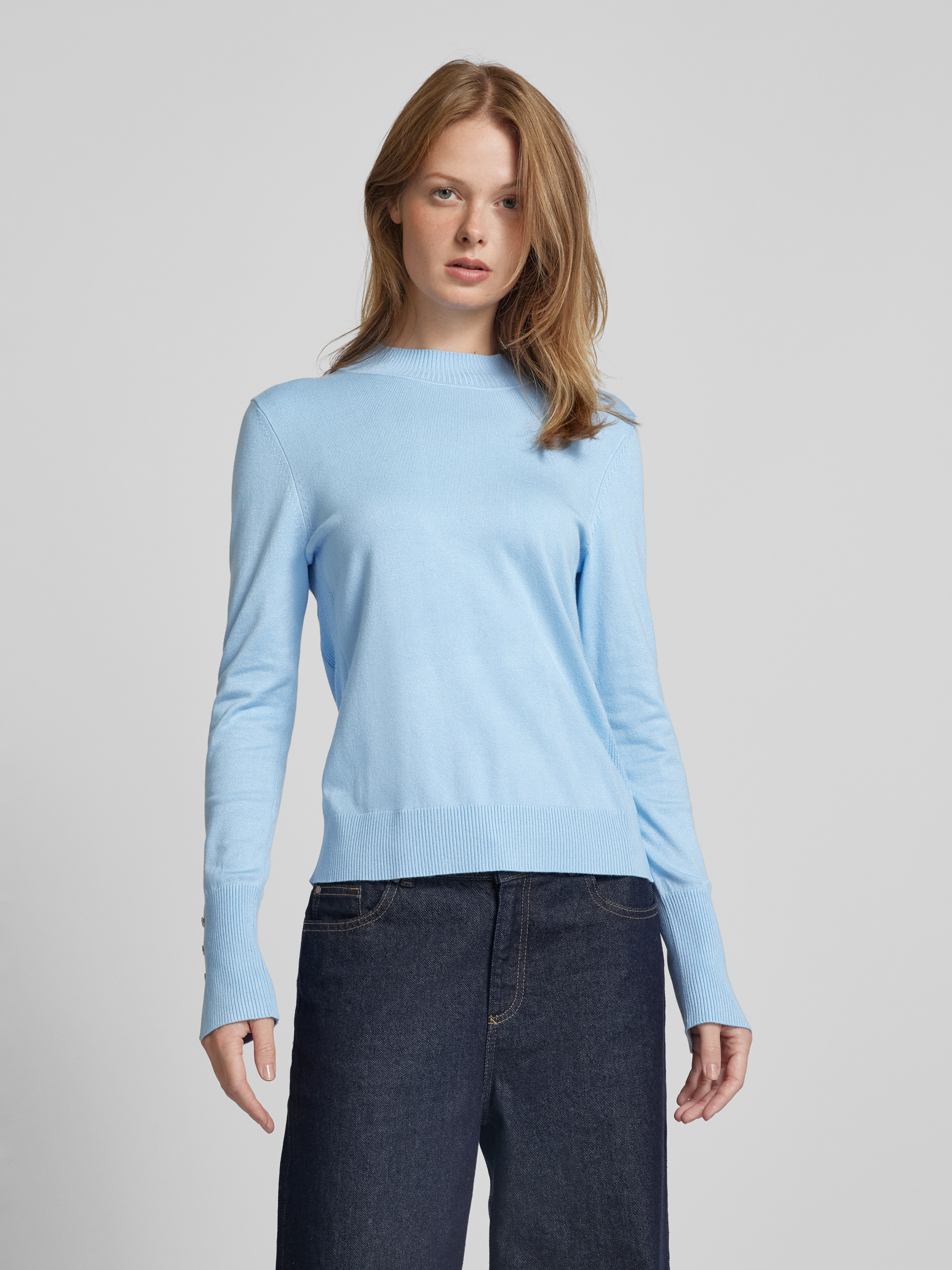 Comma Gebreide pullover met ribboorden 2155519 - Vergelijk prijzen