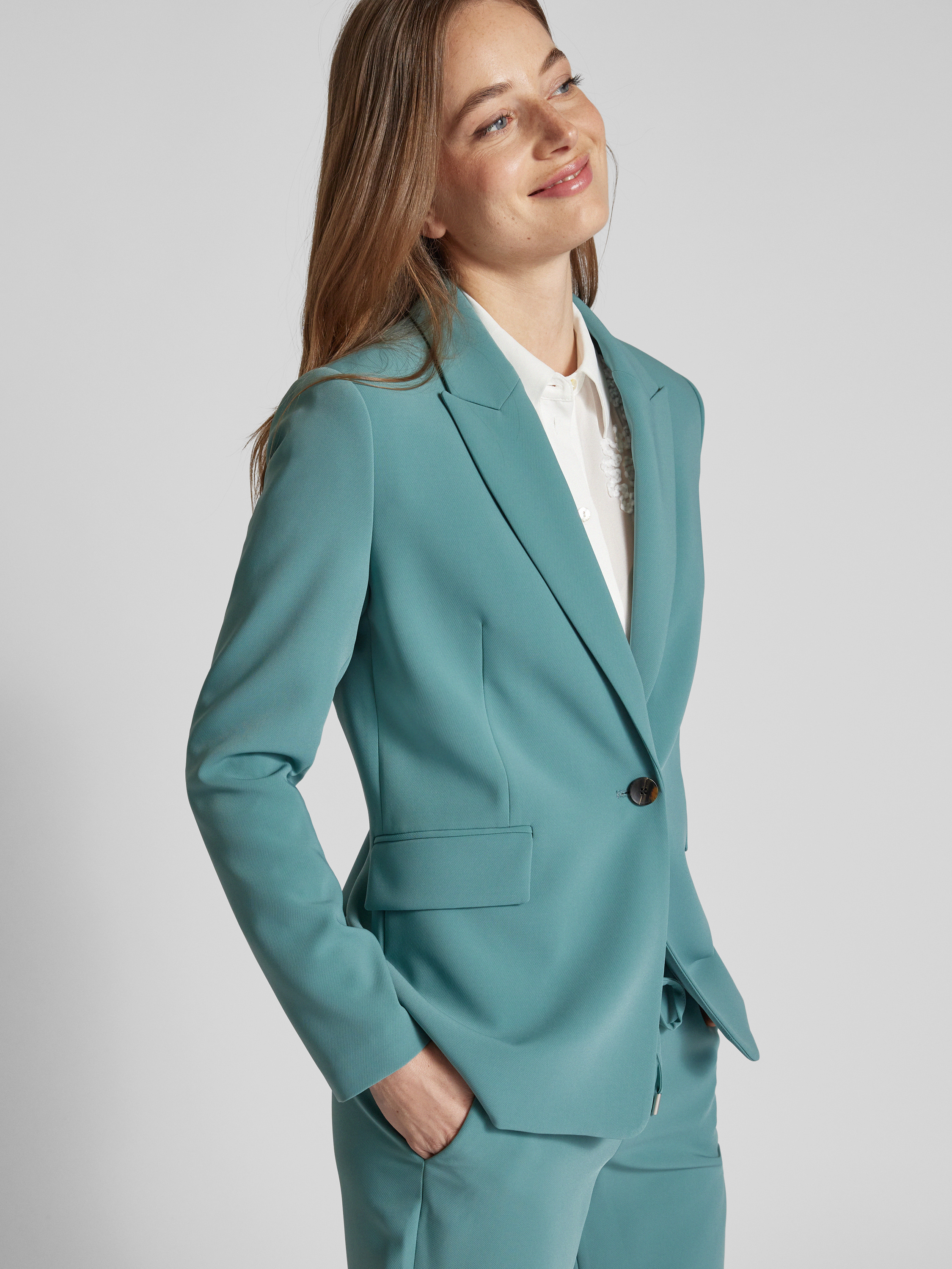 S.Oliver Damen Blazer Relaxed Fit - Modische Jacke Mit Brusttasche