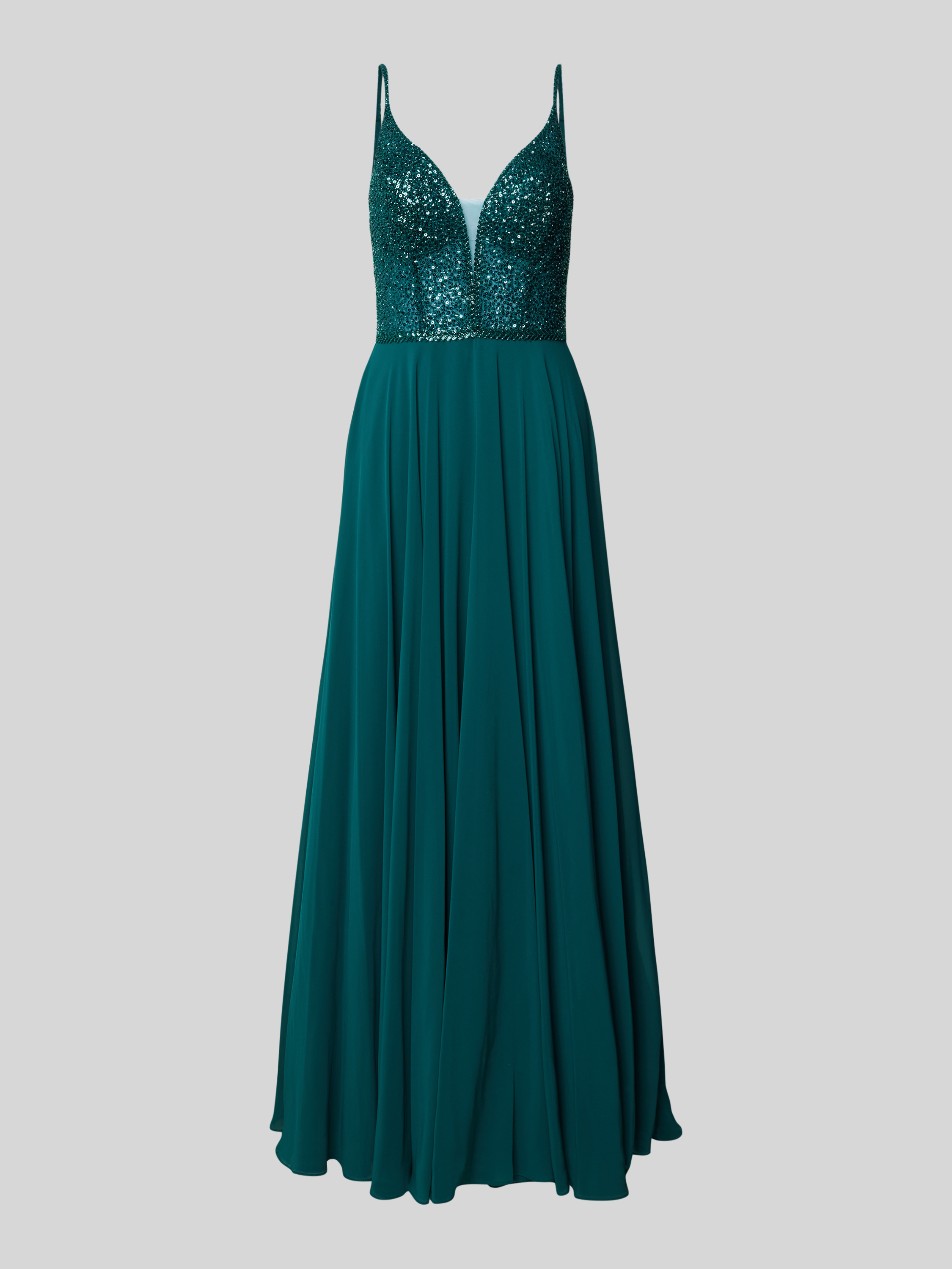 Abendkleid Grn Mit Rmel