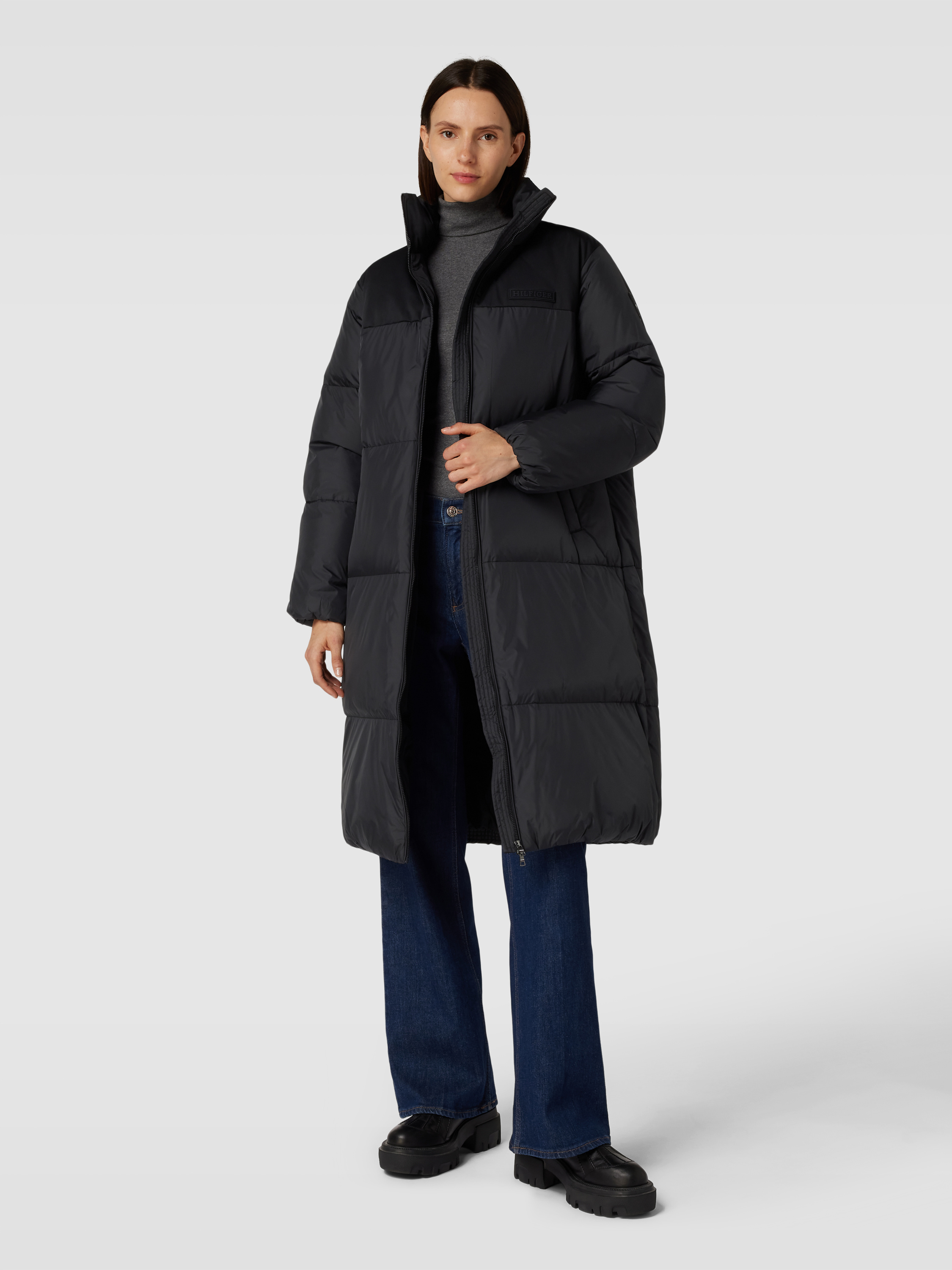 Daunenmantel Blau Daunenmantel Tommy Hilfiger Steppjacke Damen