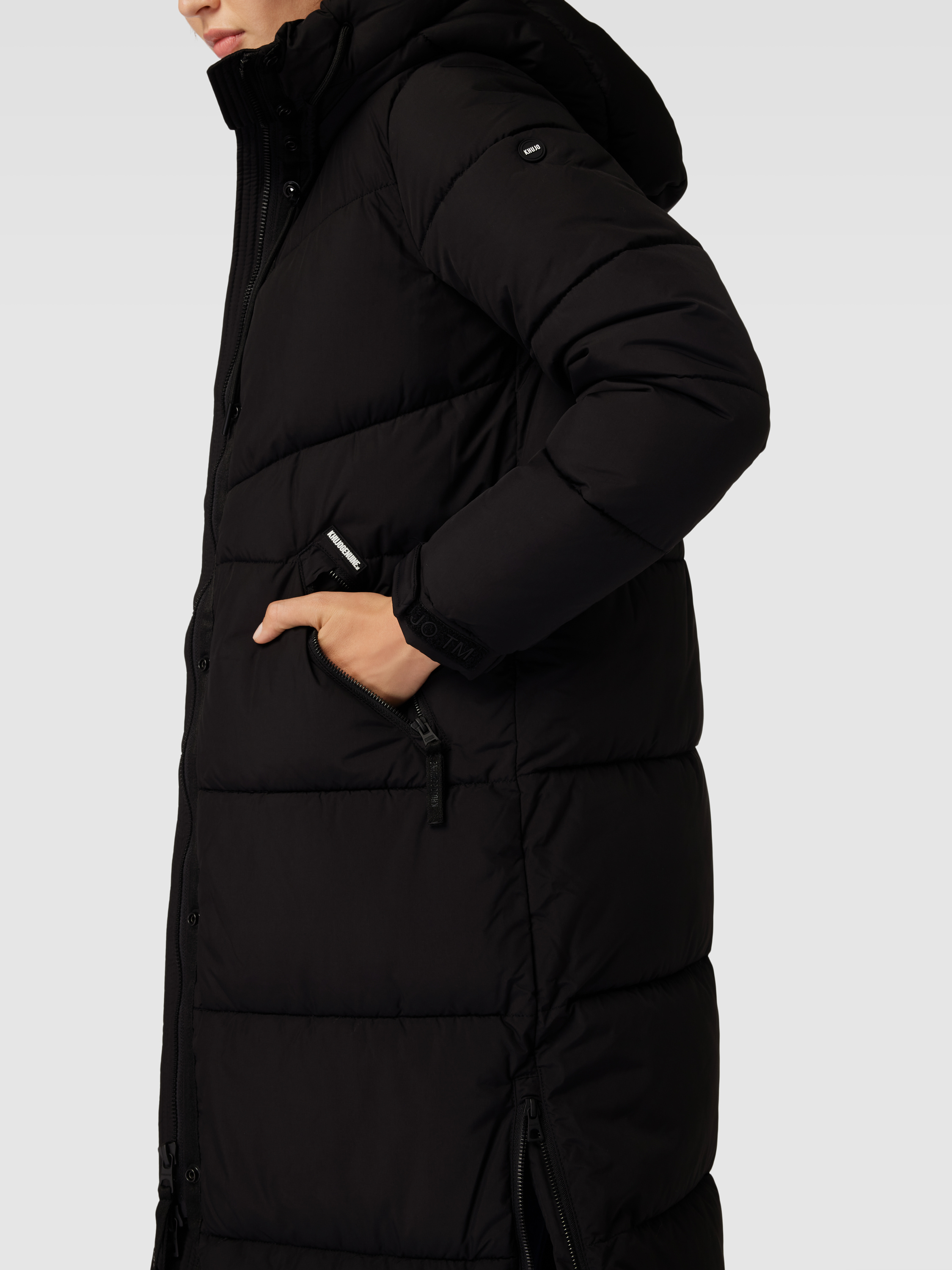 khujo Steppmantel mit Kapuze Modell 'SHIMANTA' (black) online kaufen