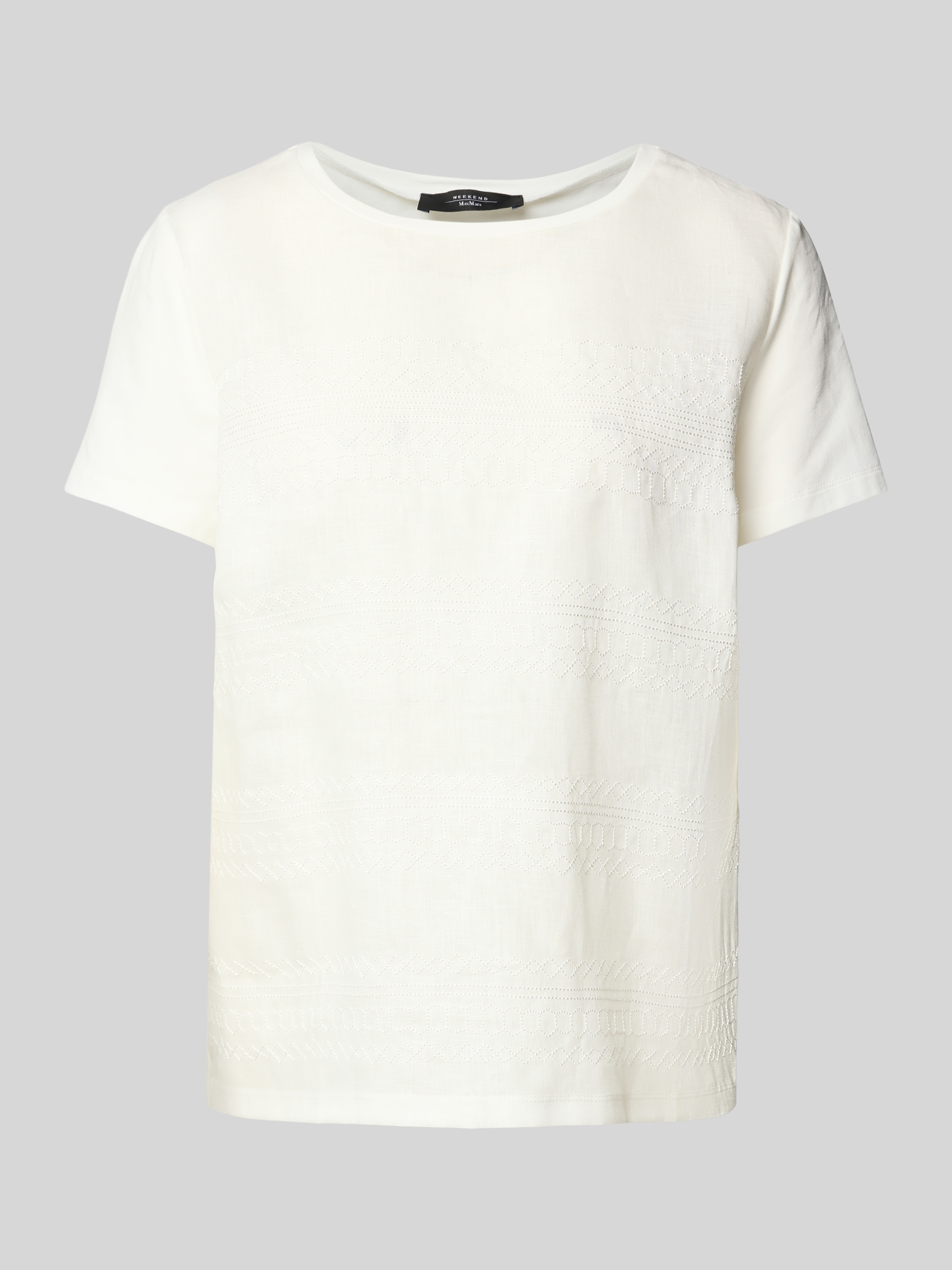 トップス WEEKEND MAXMARA Cotton poplin shirt, beige | Weekend Max Mara