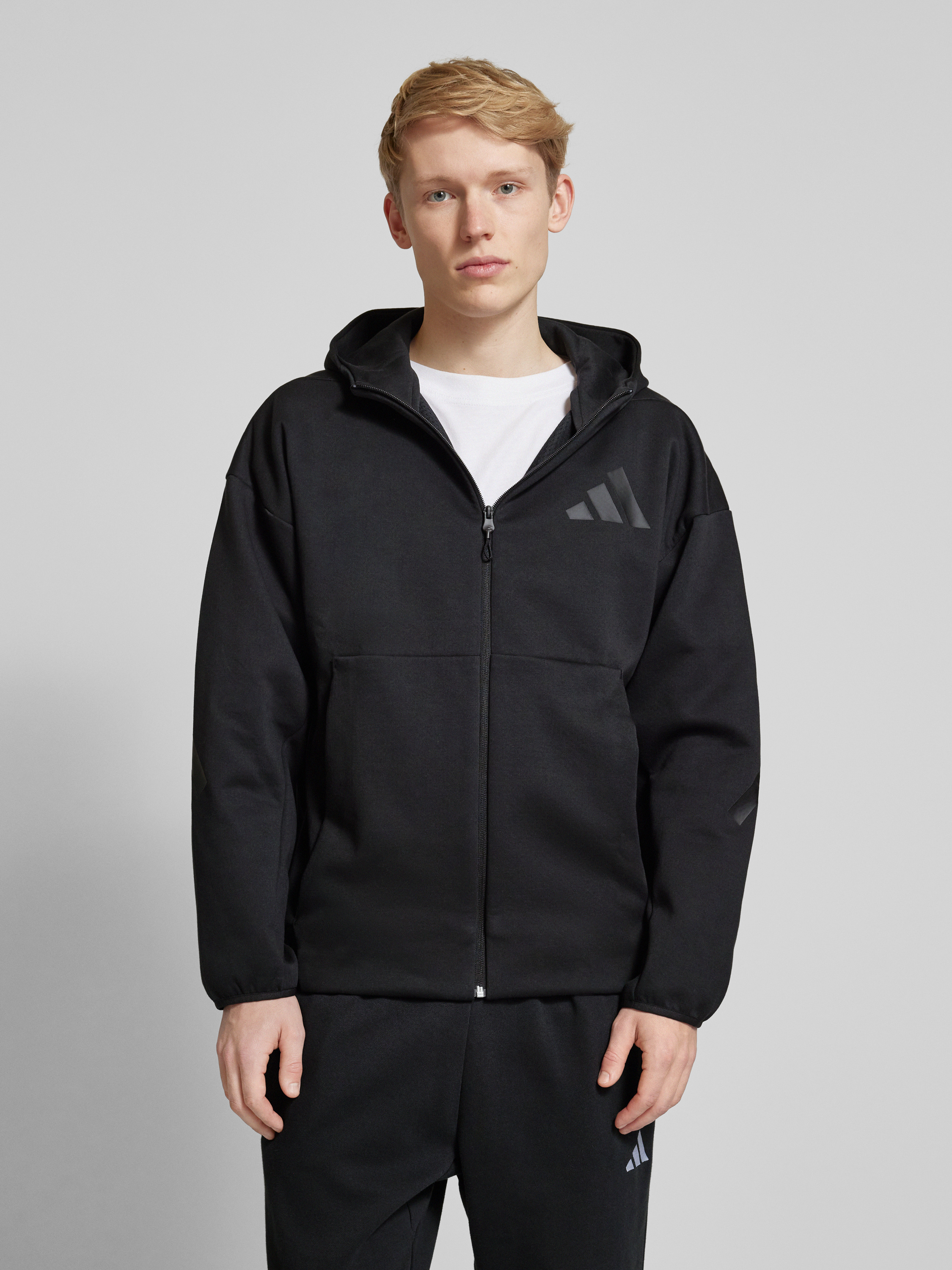 Indicode Heren INChristos Hoodie | Sweatjack met capuchon Black XL
