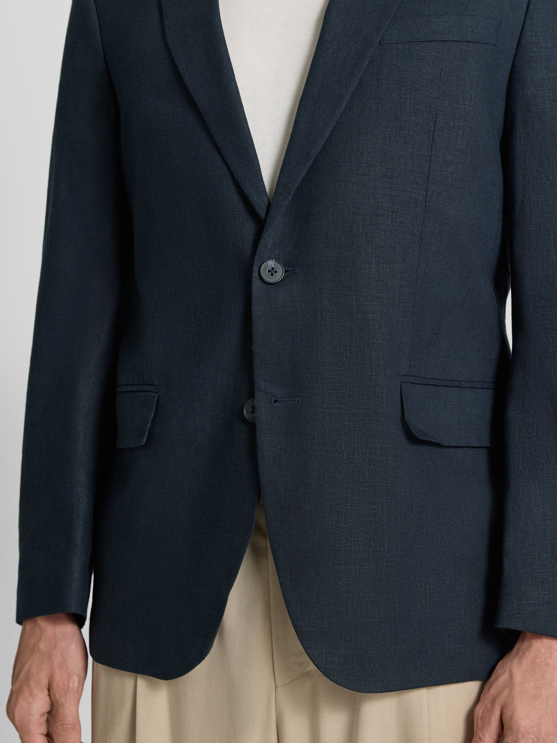 Christian Berg Men Sakko aus Viskose-Mix mit Pattentaschen (dunkelblau ...