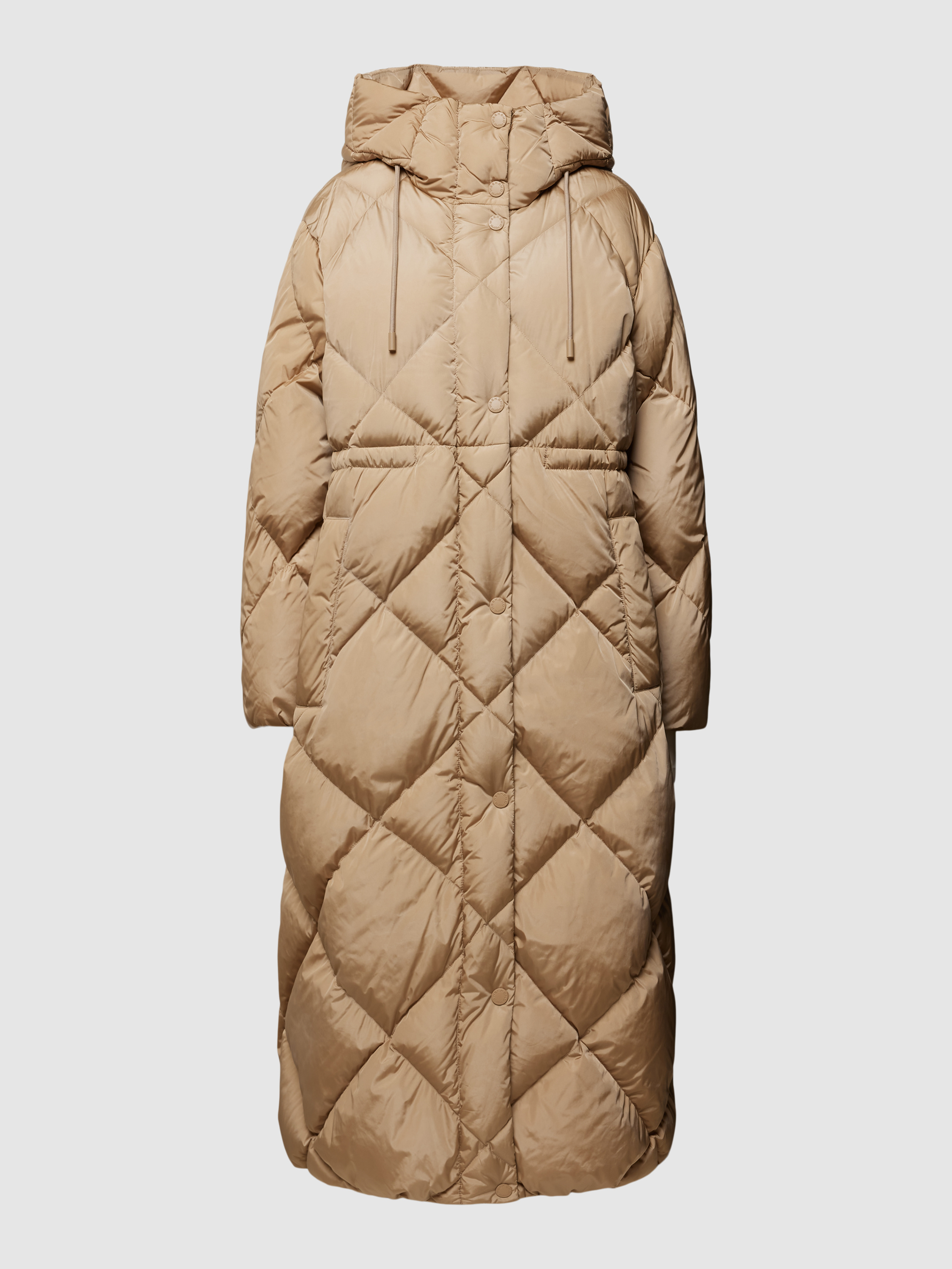 Weekend Max Mara Gewatteerde lange jas met steekzakken, model