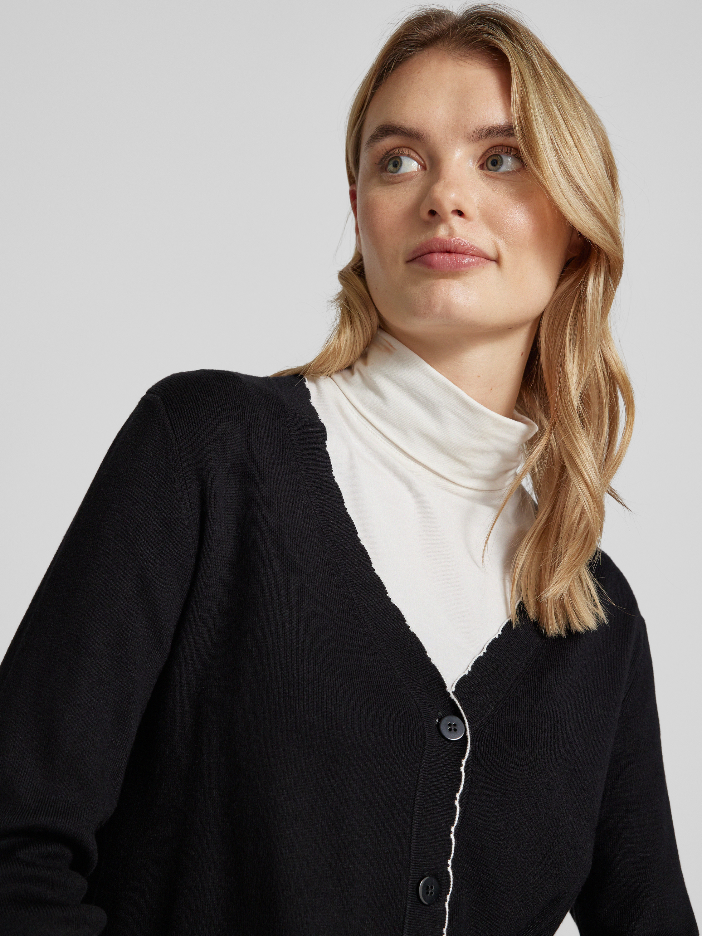 Cárdigan Largo Holgado De Punto Liso Con Capucha Para Mujer | Meses Sin