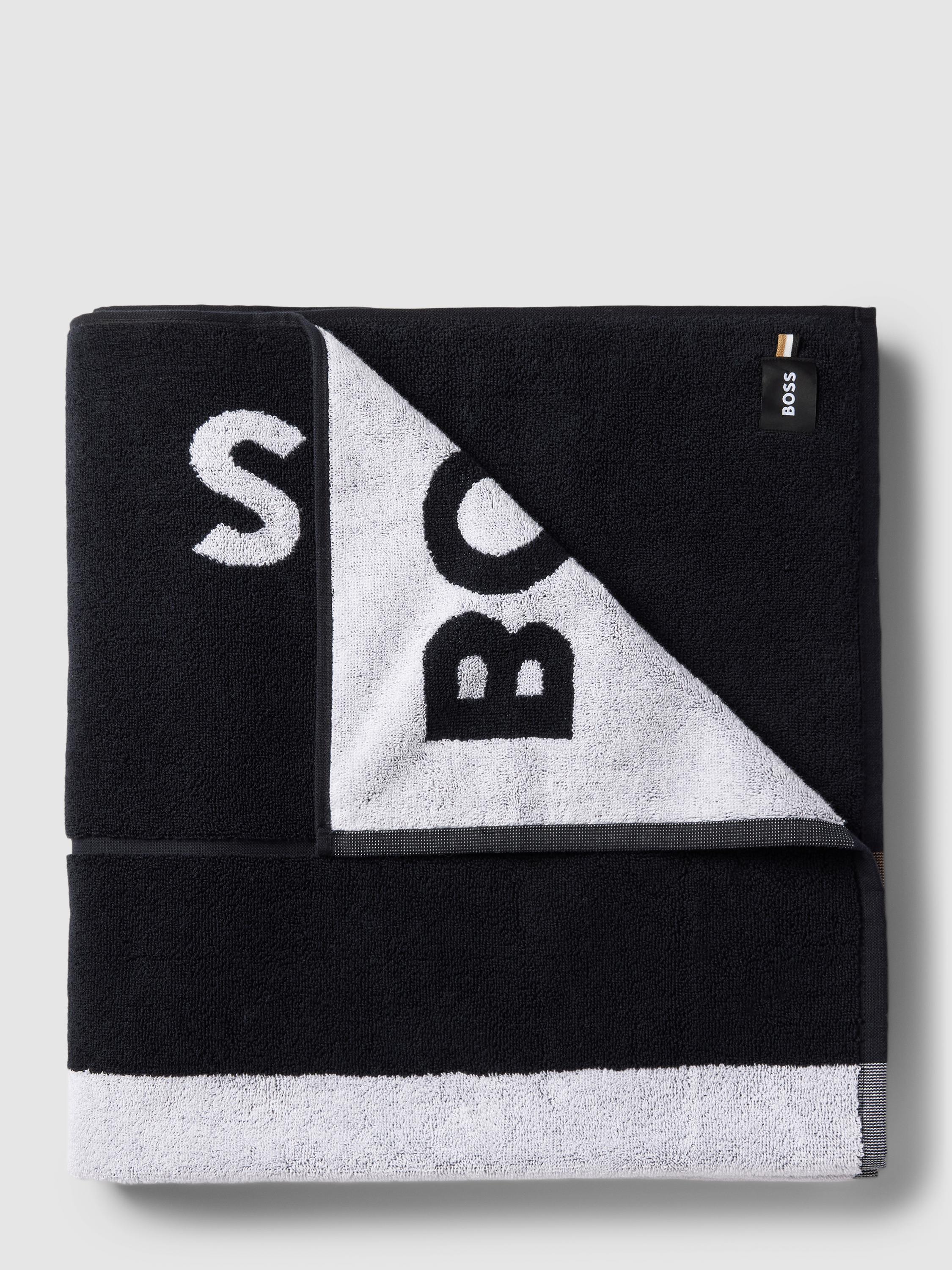 BOSS Handtuch aus Frottee Modell 'Fashion' (black) online kaufen