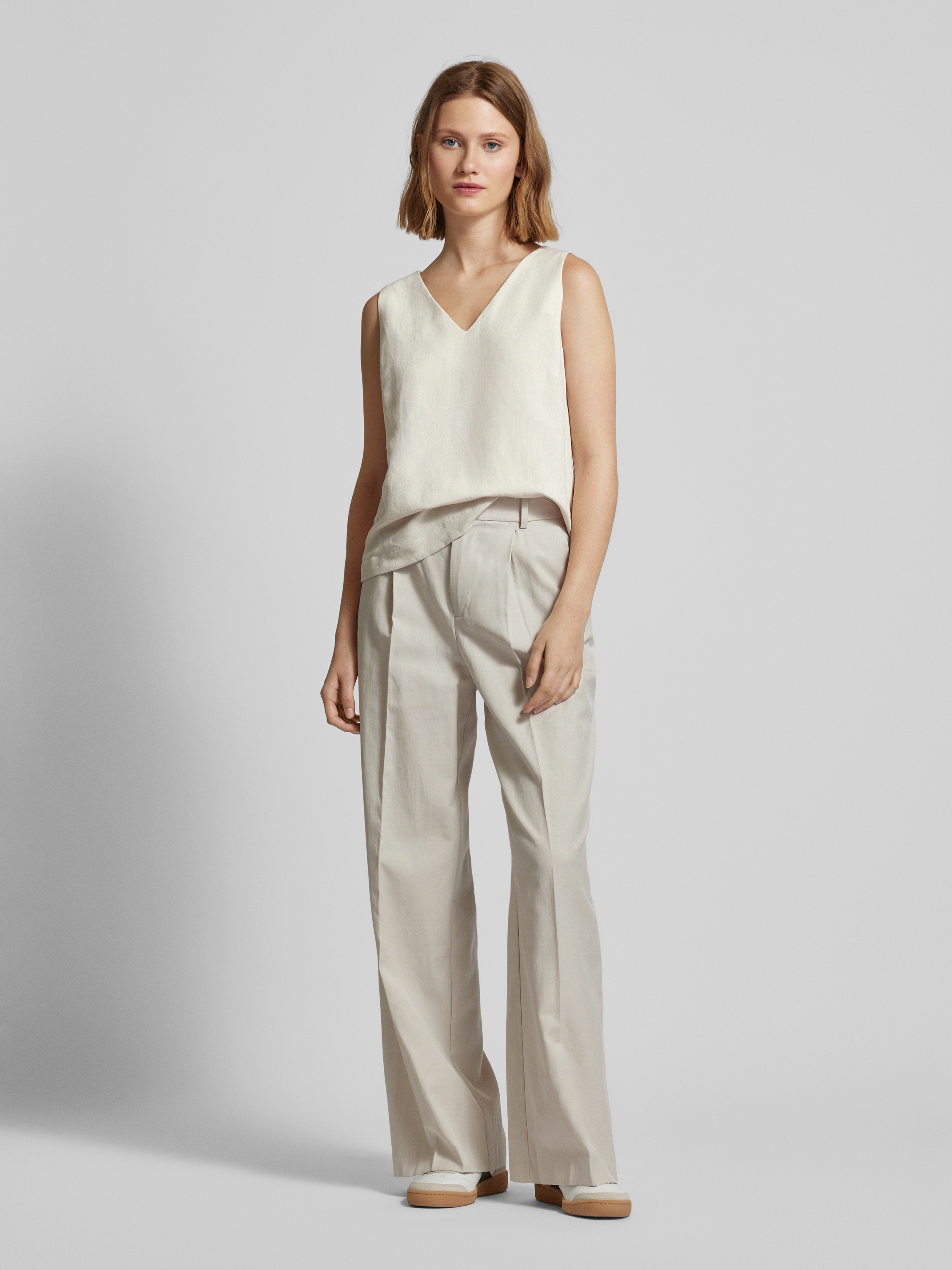 Someday Damen Blusentop Aus Glänzendem Satin - ZIXTI Regular Top Für Büro & Freizeit