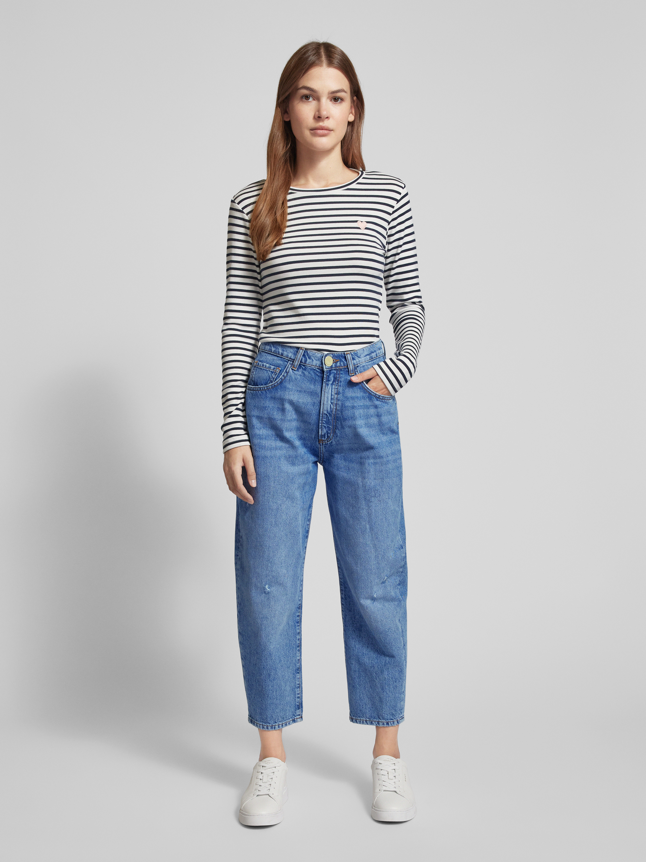 【YOURNUS】Label Snap Balloon Denim Pants SPODNIE JEANSOWE O KROJU BALLOON - Niebieski | ZARA Polska