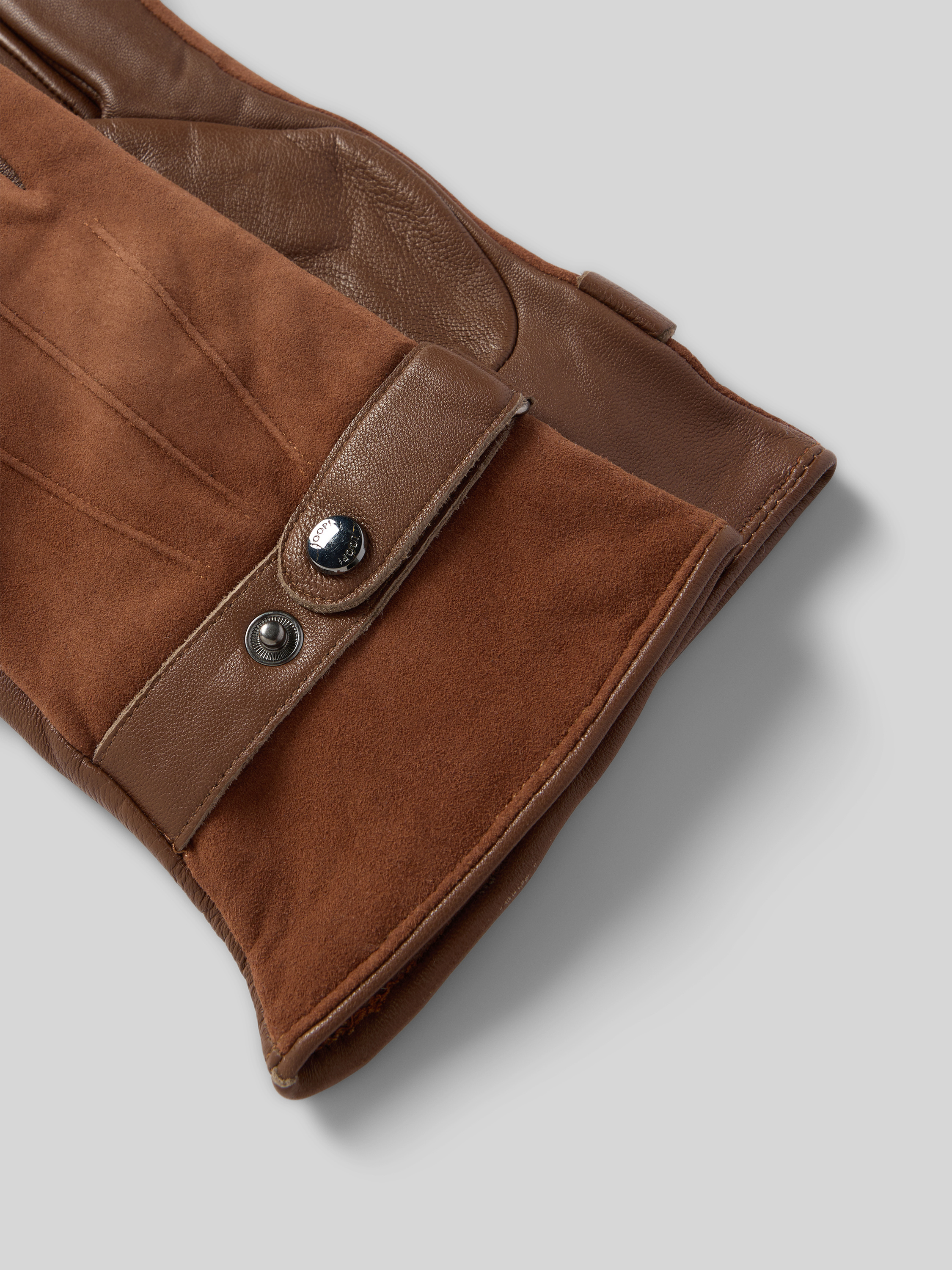 PEARLWOOD Heren handschoen WILL van schapenleer met textiel inzetstuk, zwart (200), L (9.5
