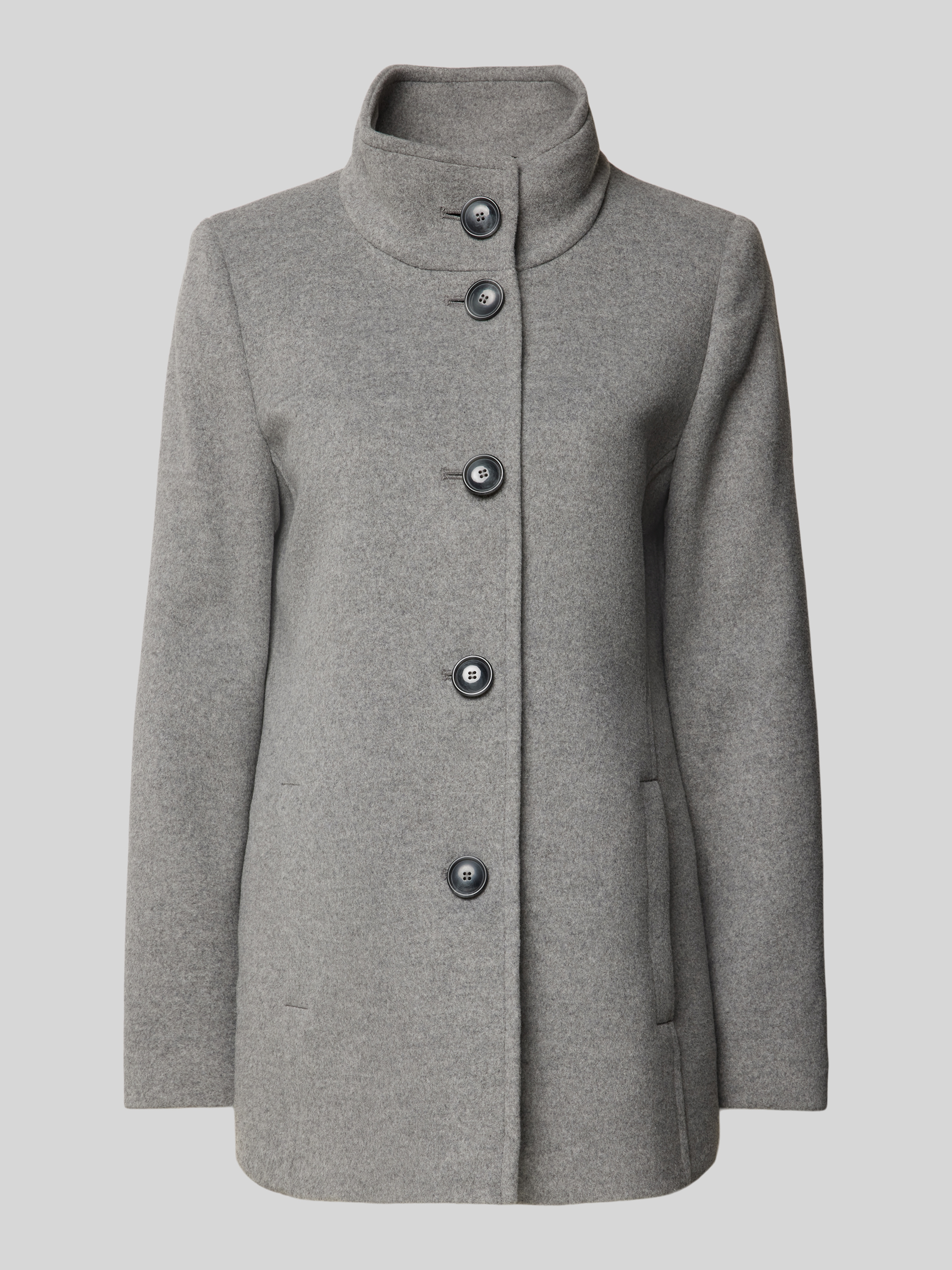 Wolljacke Grau