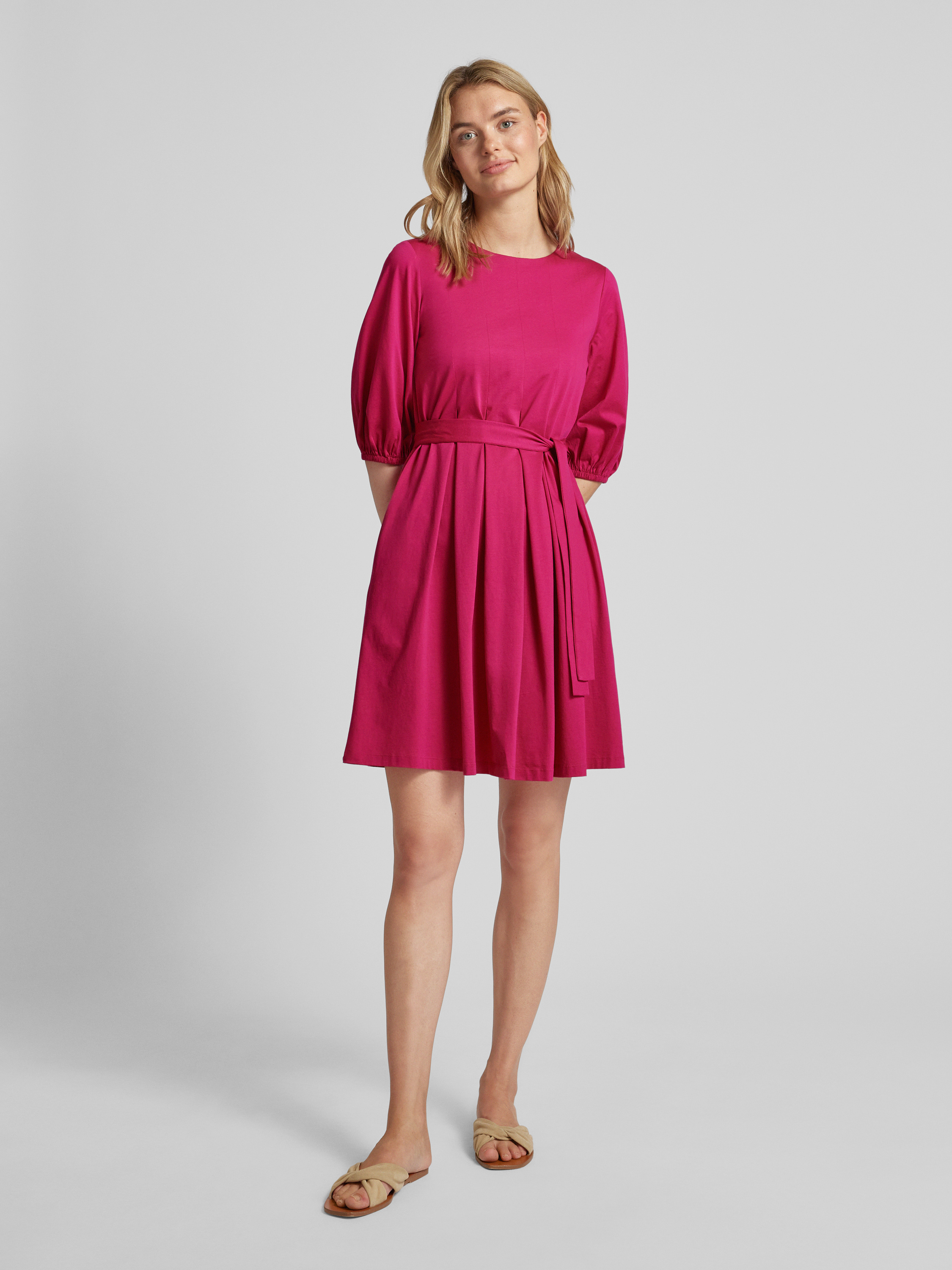 Weekend Max Mara Knielanges Kleid mit Bindegürtel Modell 'JUMBO ...