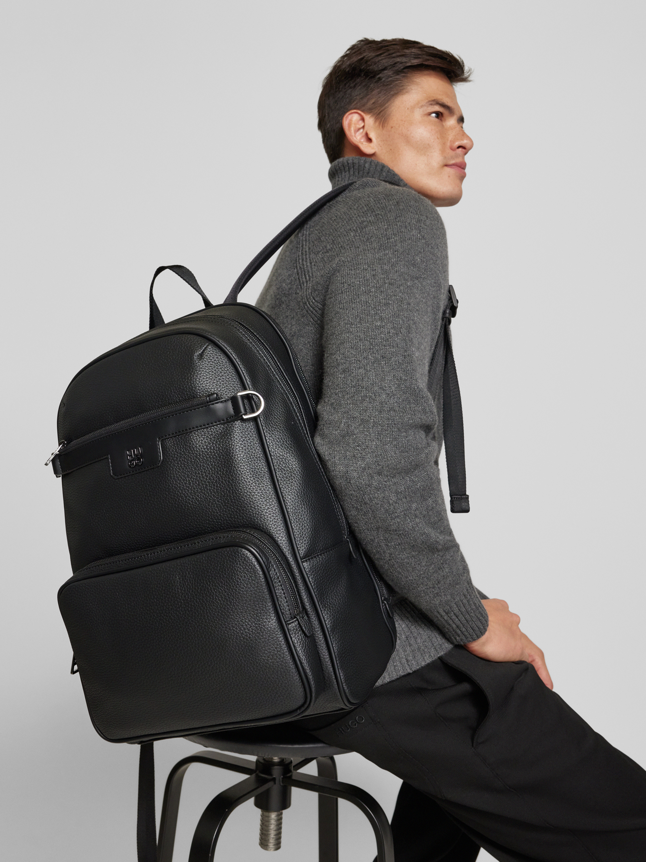 Reporter Bag Signature Stripe Rucksack Herren Hugo Boss HUGO