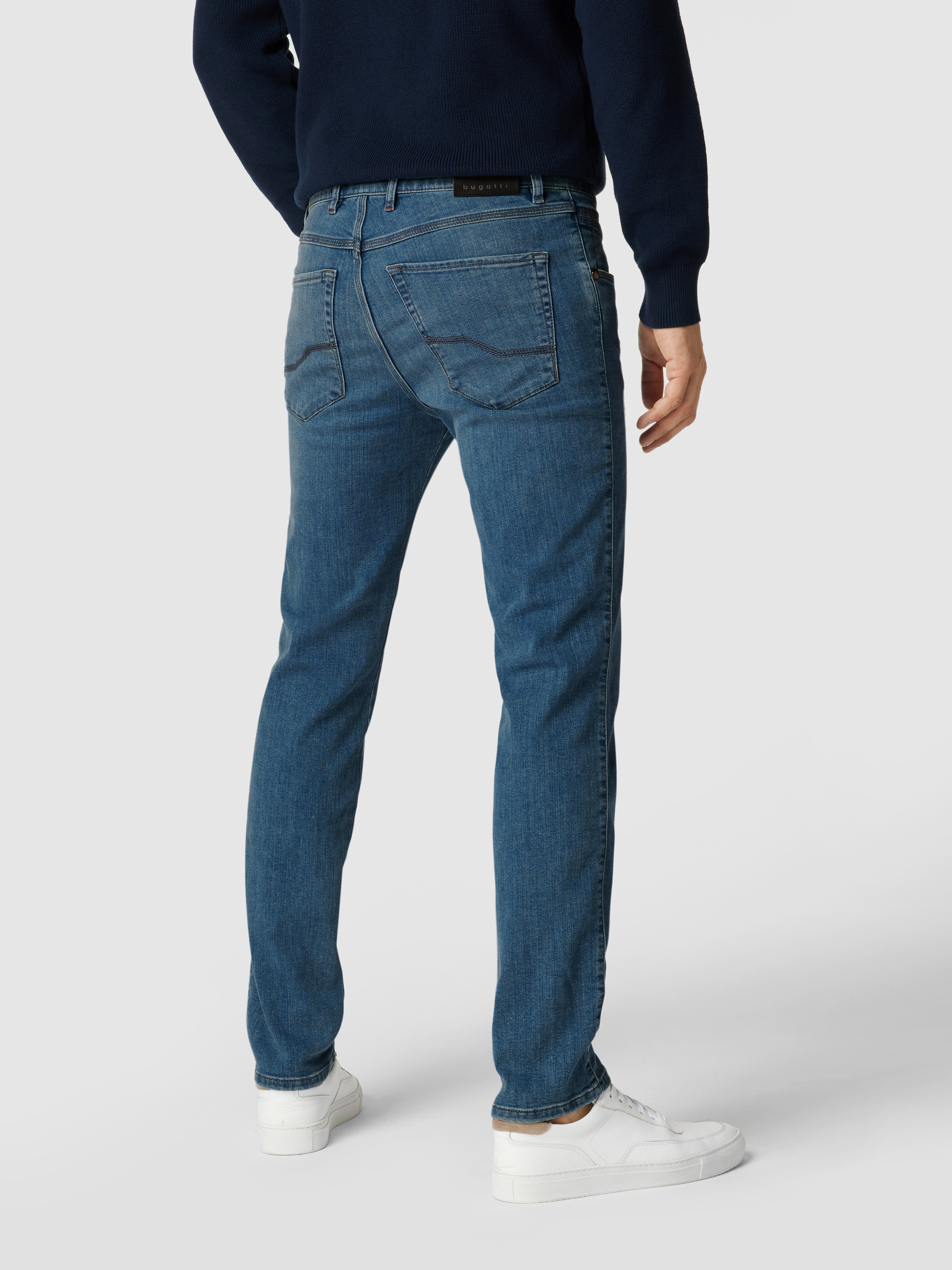 Bugatti men's jeans (straight leg) 3038D-86676, Grey