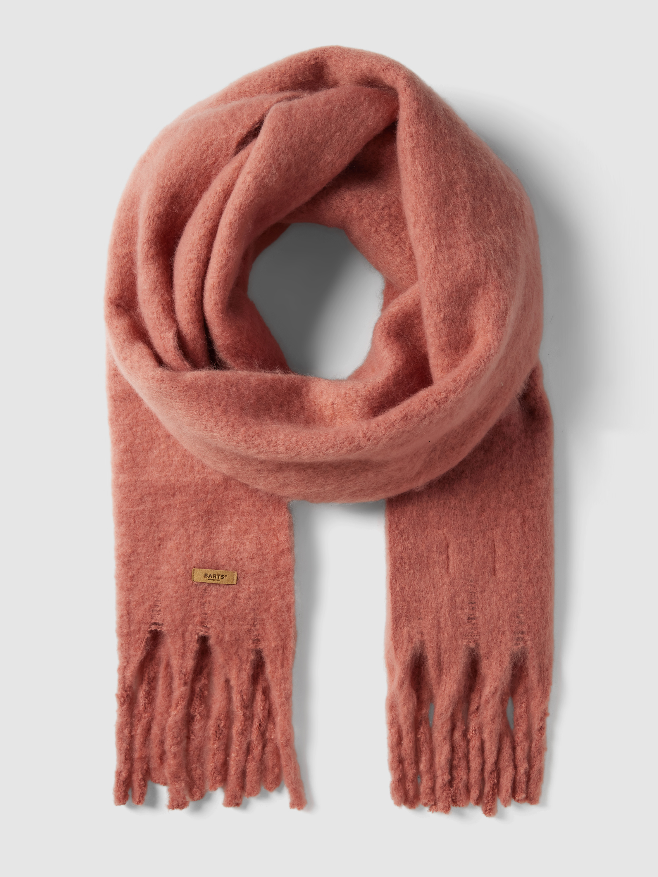 Fyone Barts Schal mit Fransen Modell 'Fyone' (kirsche) online kaufen