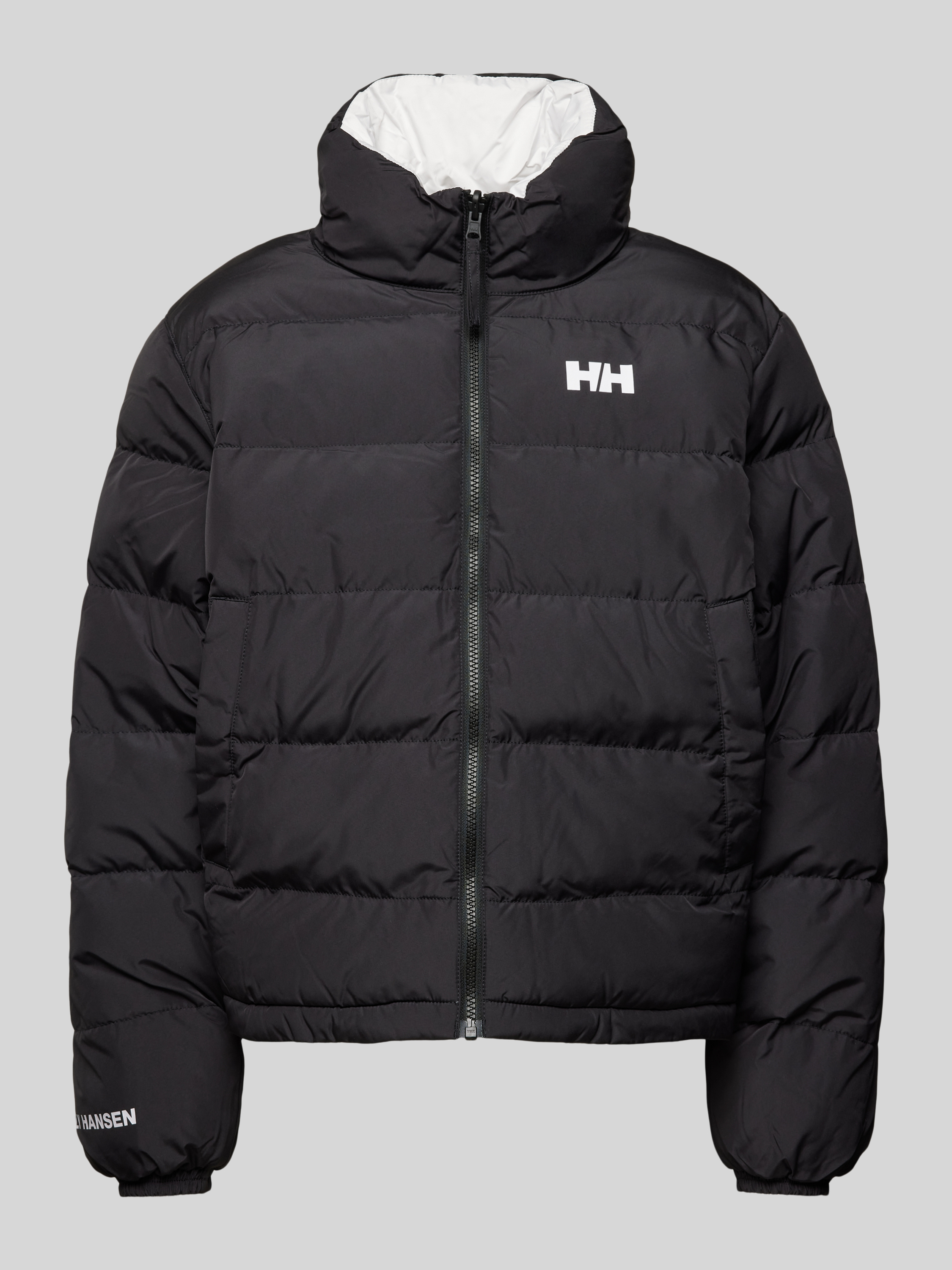 Srmcc Kup online Helly Hansen Pikowana kurtka z kapturem z nadrukiem z logo ...
