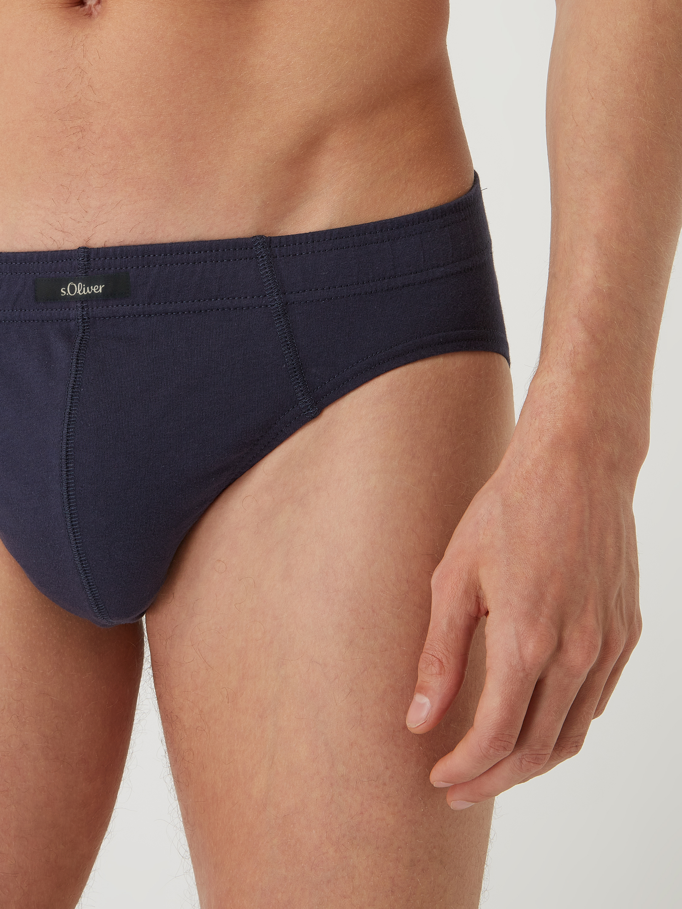 S.Oliver RED Label, Mutande Uomo In Jersey Di Cotone, Confezione Da 7 Slip, Tinta Unita - 5