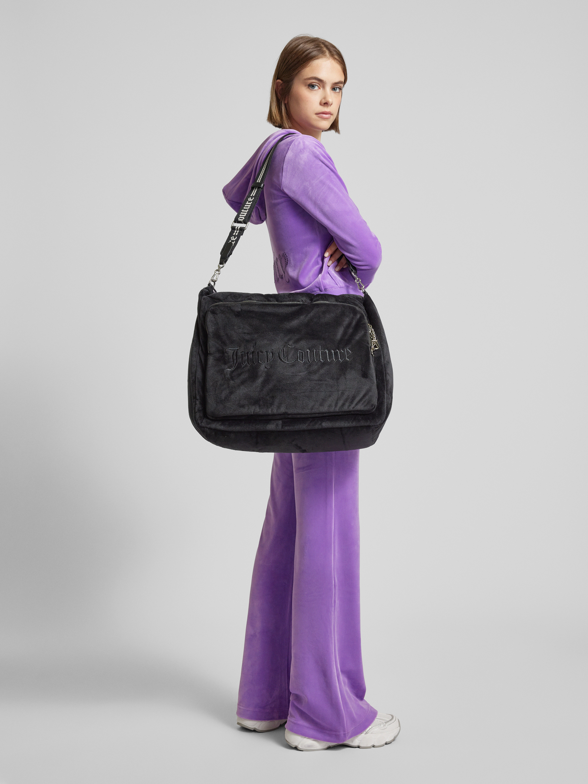 Juicy Couture ショルダー付きハンドバッグ Juicy Couture KIMBERLY CROSSBODY - Handbag - black - Zalando