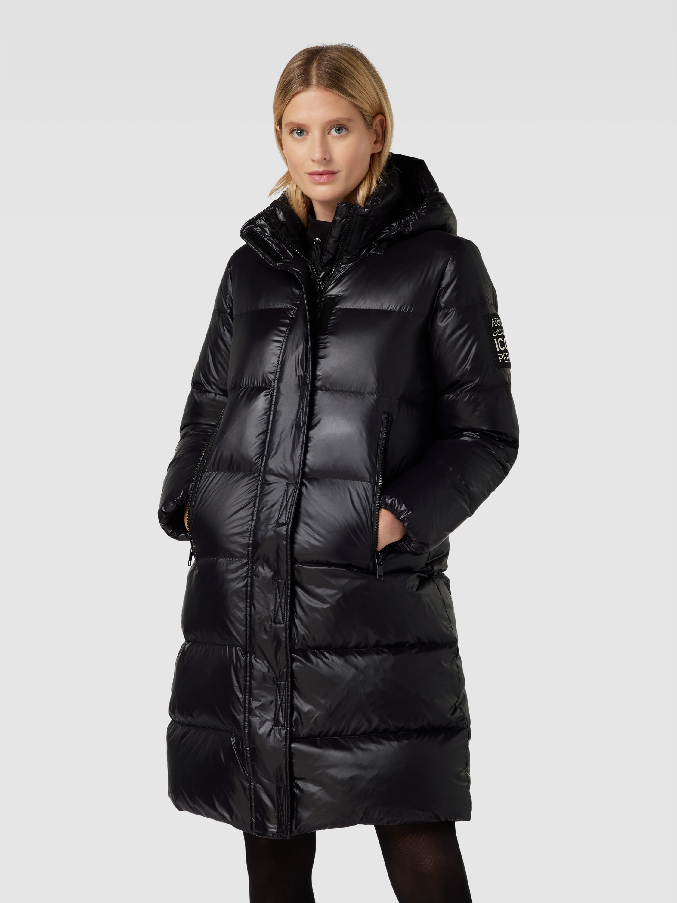 ジャケット・アウター purine Kup online ARMANI EXCHANGE Płaszcz puchowy z kieszeniami
