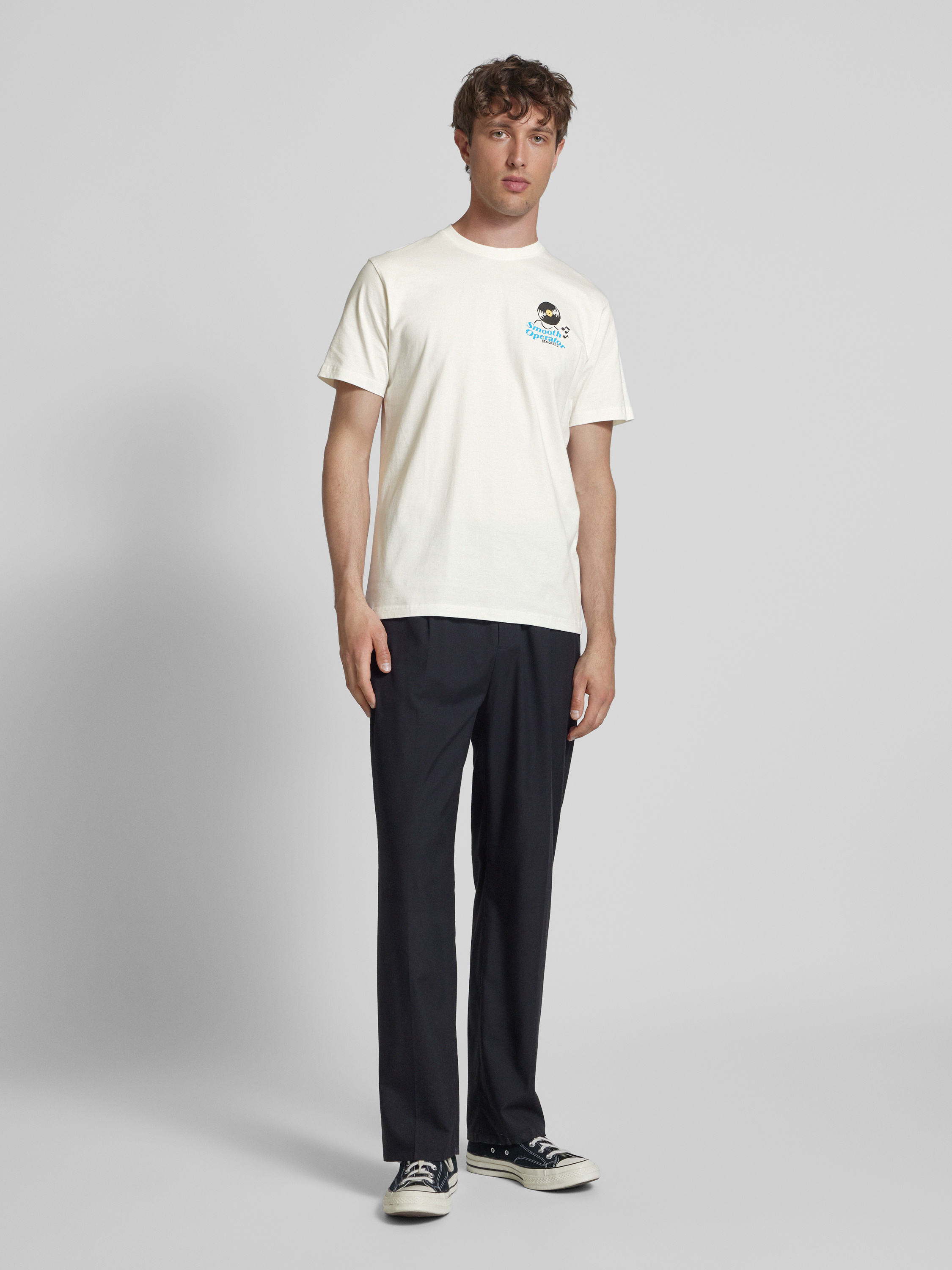 TJ BLAND｜DRAFT PAC 156 Kup online Dedicated T-shirt z okrągłym dekoltem model