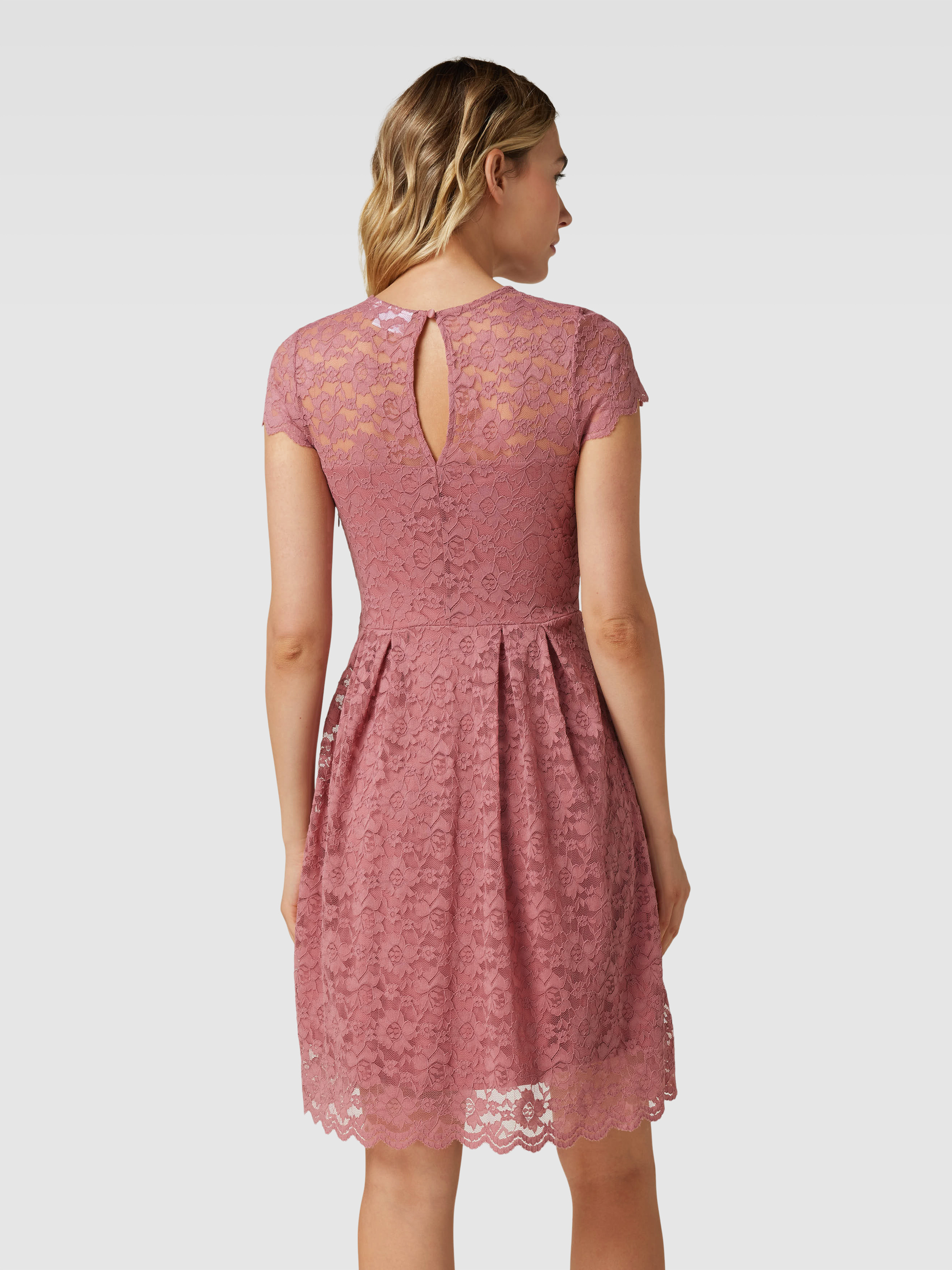 Spitzenkleid Altrosa