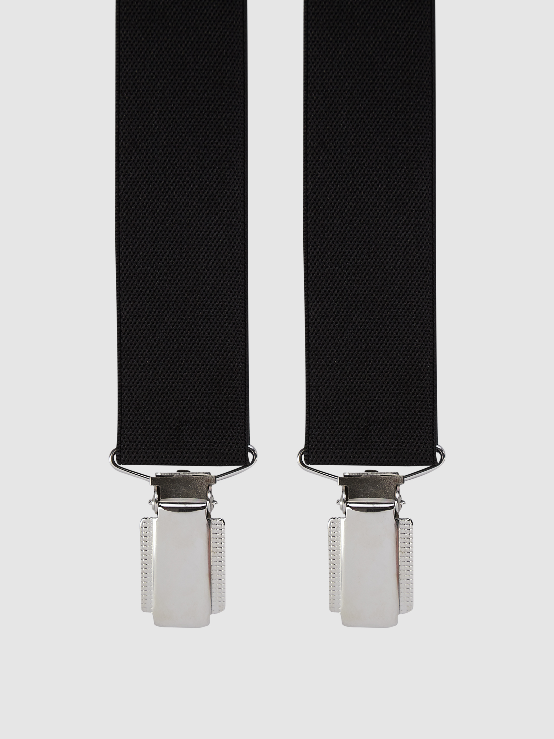 LINDENMANN Hosenträger Für Herren In X-Form – Mit Silbernen Clips, Aus 85% Polyester & 15% Elasthan