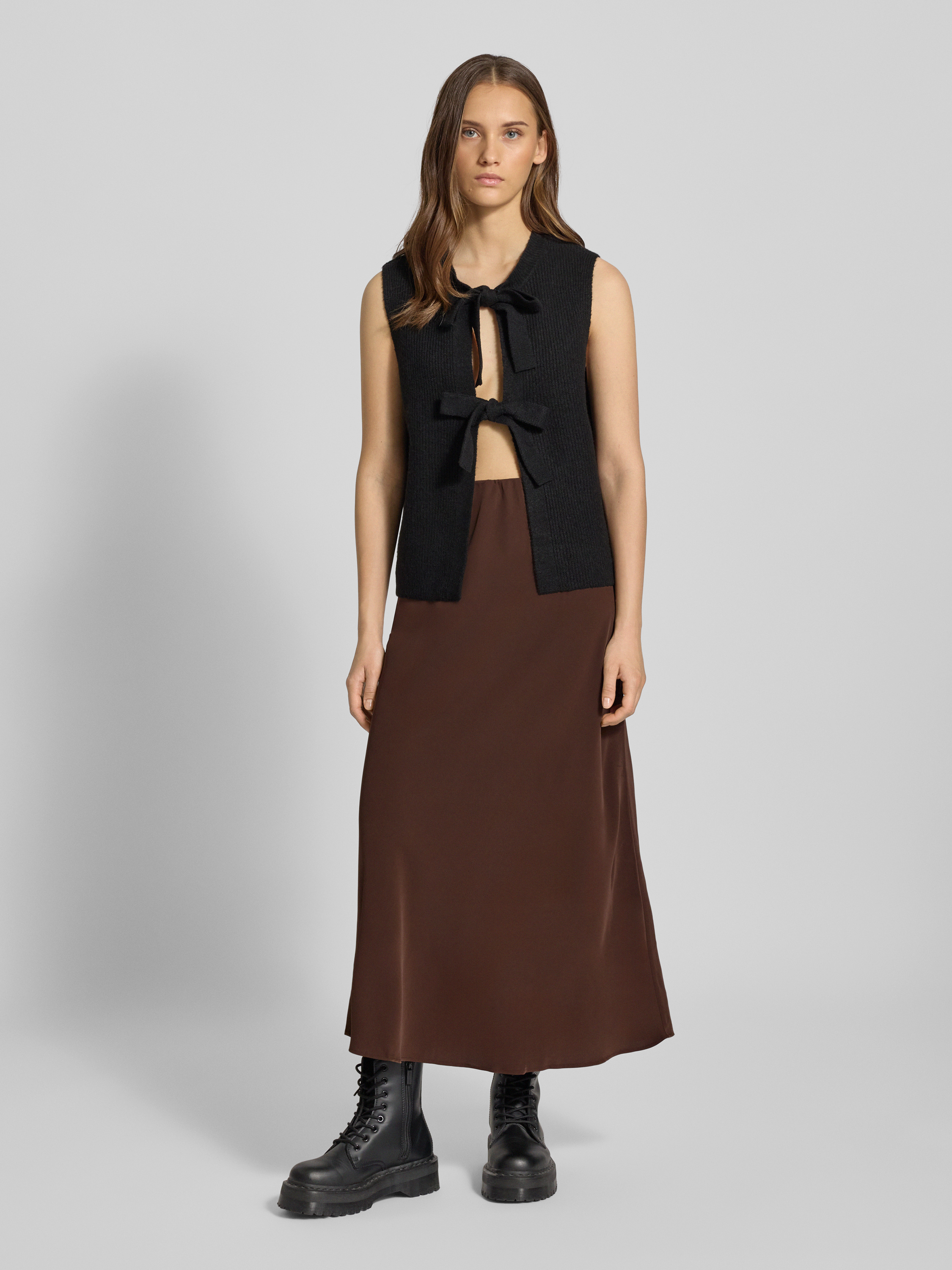Bbonlinedress Dames vintage zomer casual A-lijn midi-rok elastische