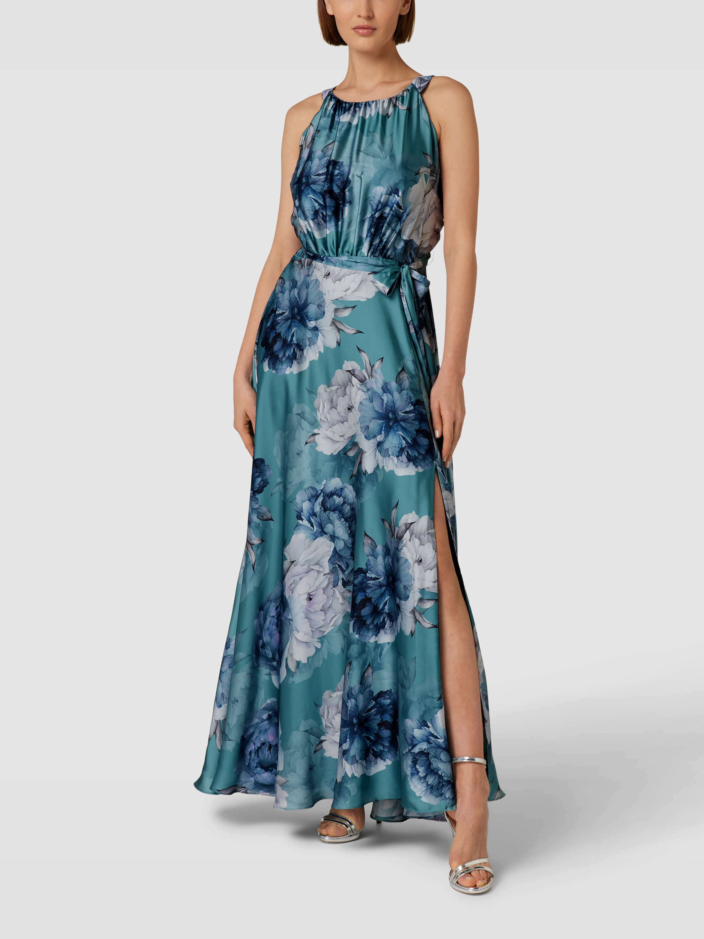 Swing Abendkleid Mit Floralem Muster
