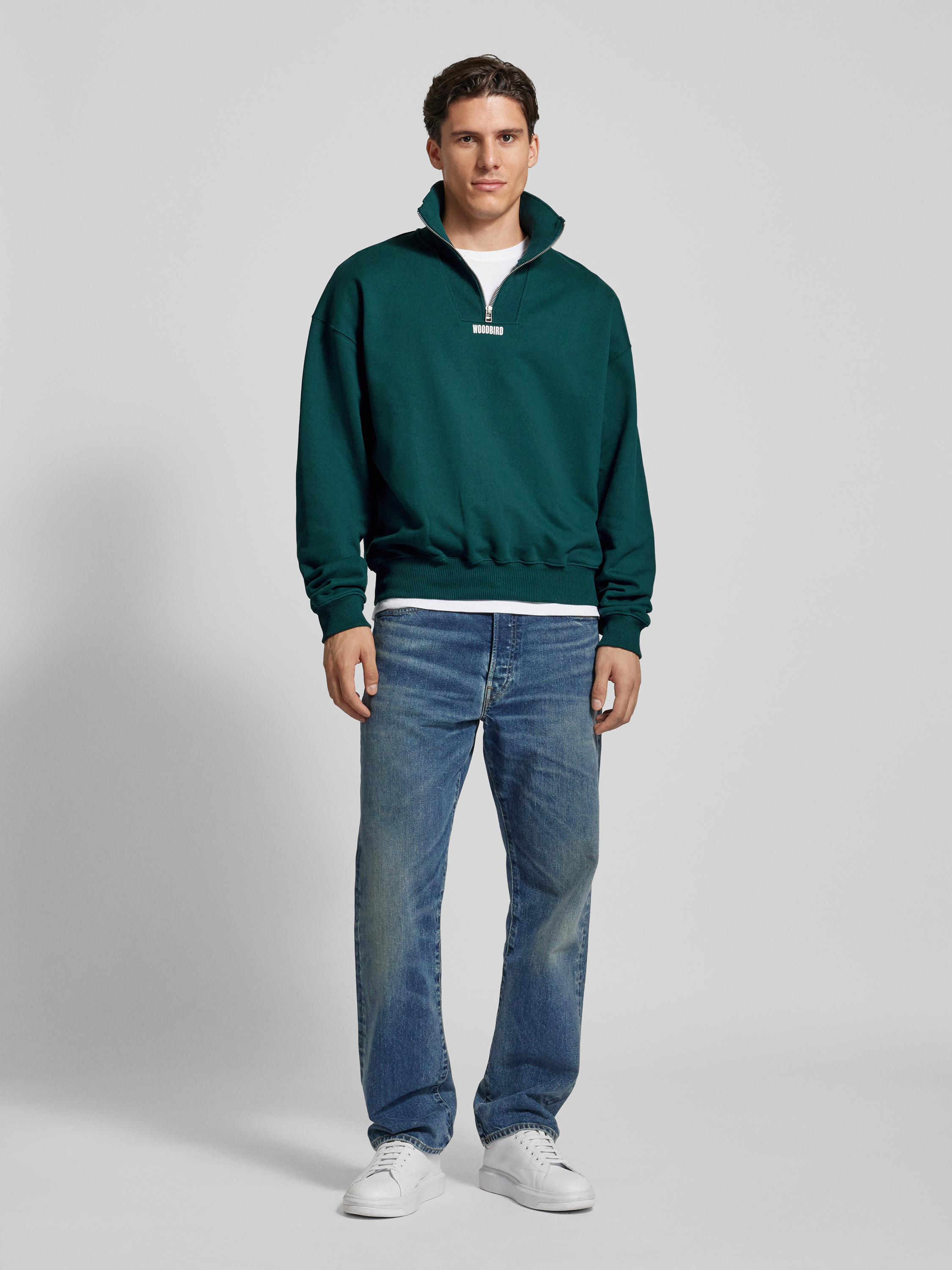 ホーヴェット Wzorzysty żakardowy sweter - CROPP - 973AT-45X