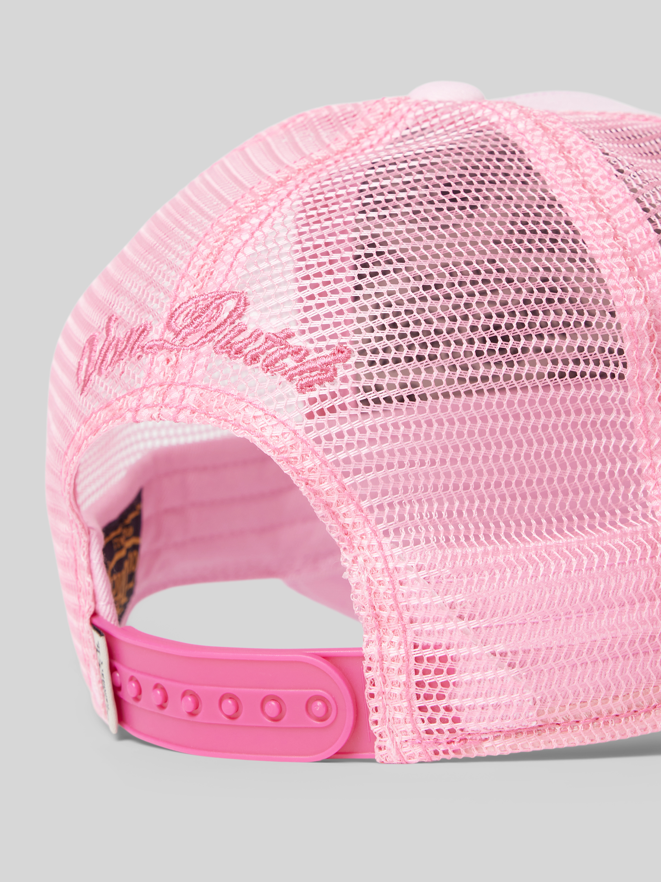 Von Dutch Trucker Cap met net Summer Pink, turquoise, Eén Maat