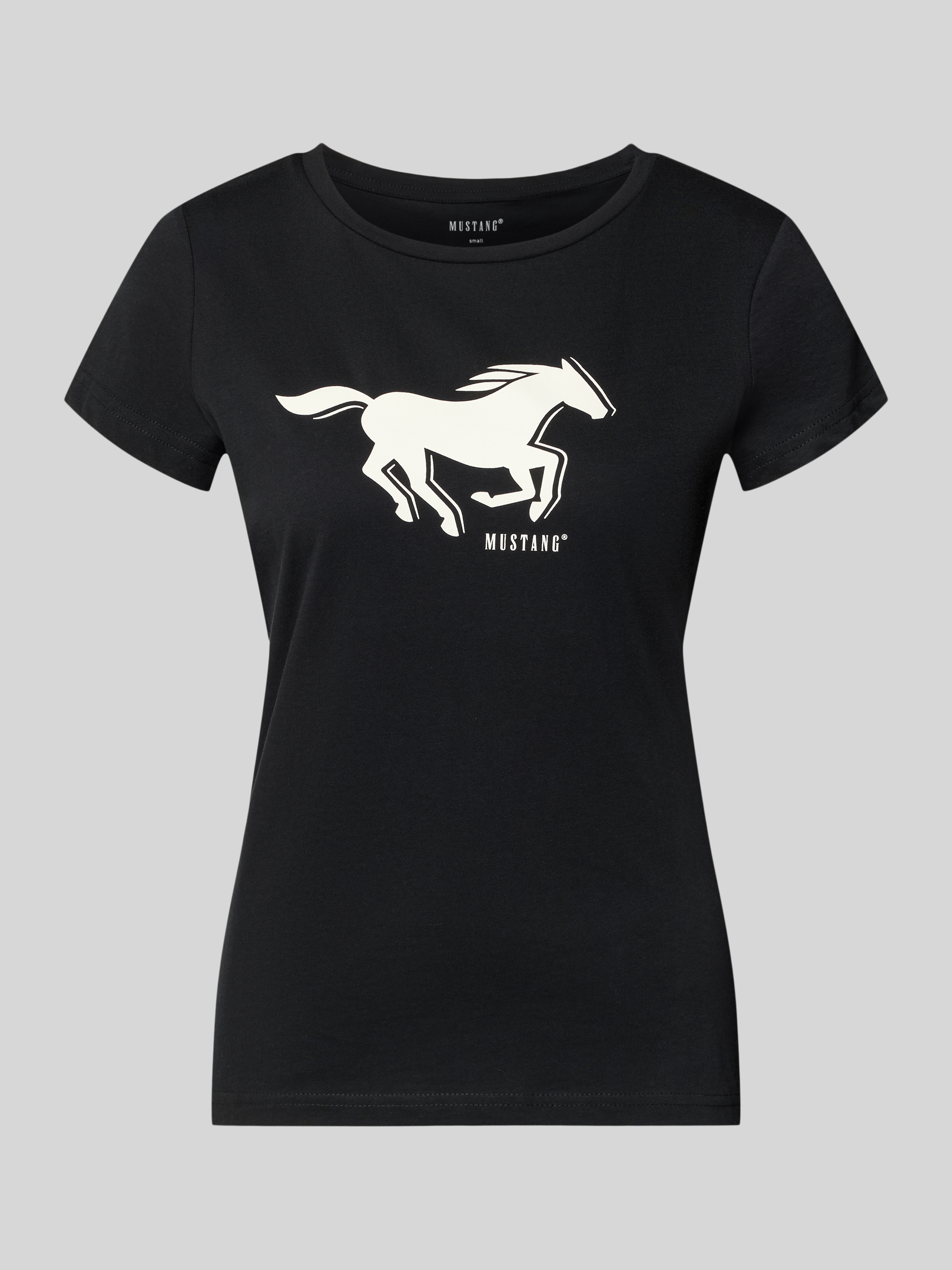 MUSTANG T-Shirt Uomo Alex C Print - Cotone Morbido, Stampa A Contrasto, Vestibilità Casual