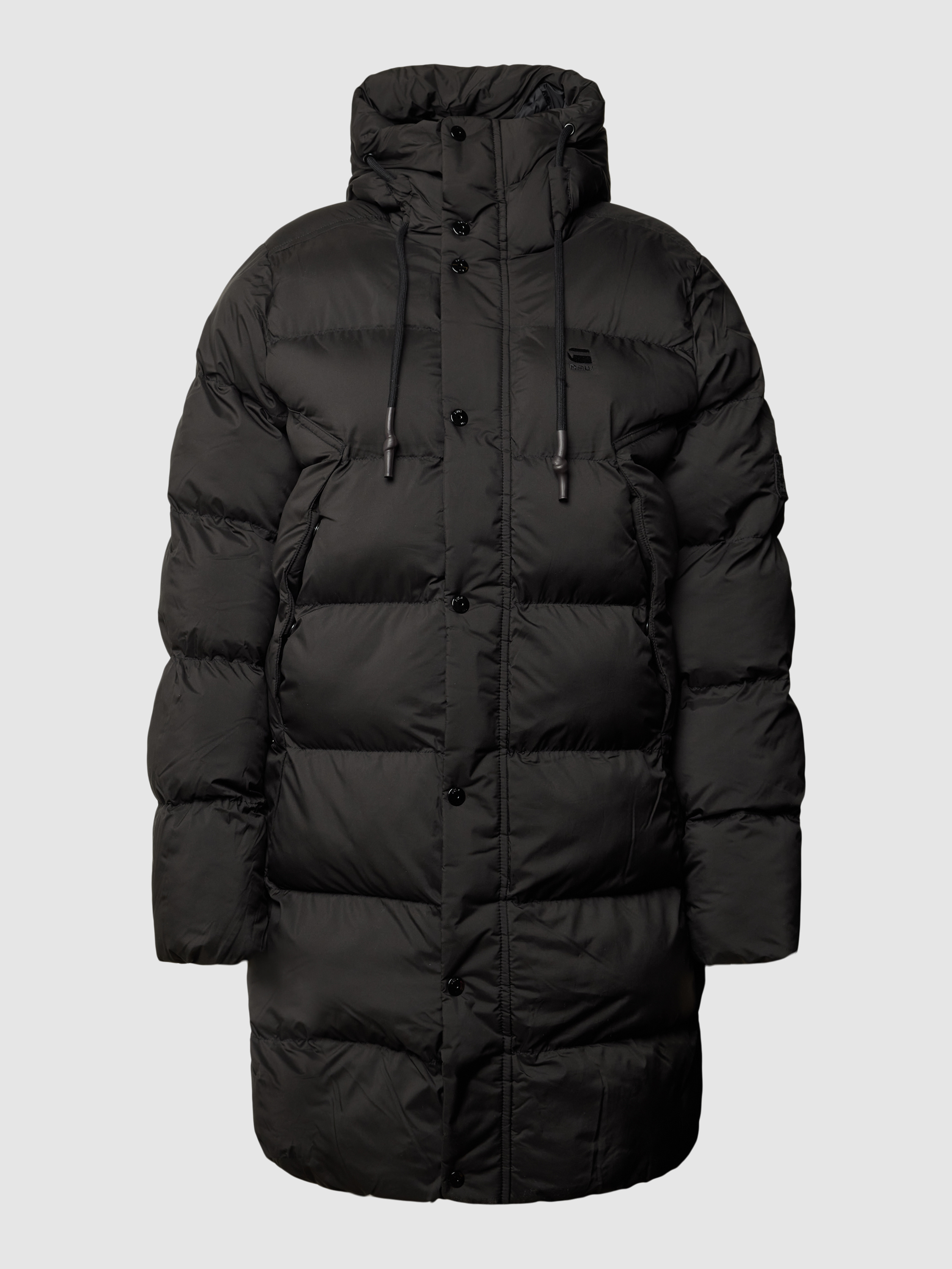 G-Star Raw Parka mit Label-Stitching Modell 'Whistler' (black