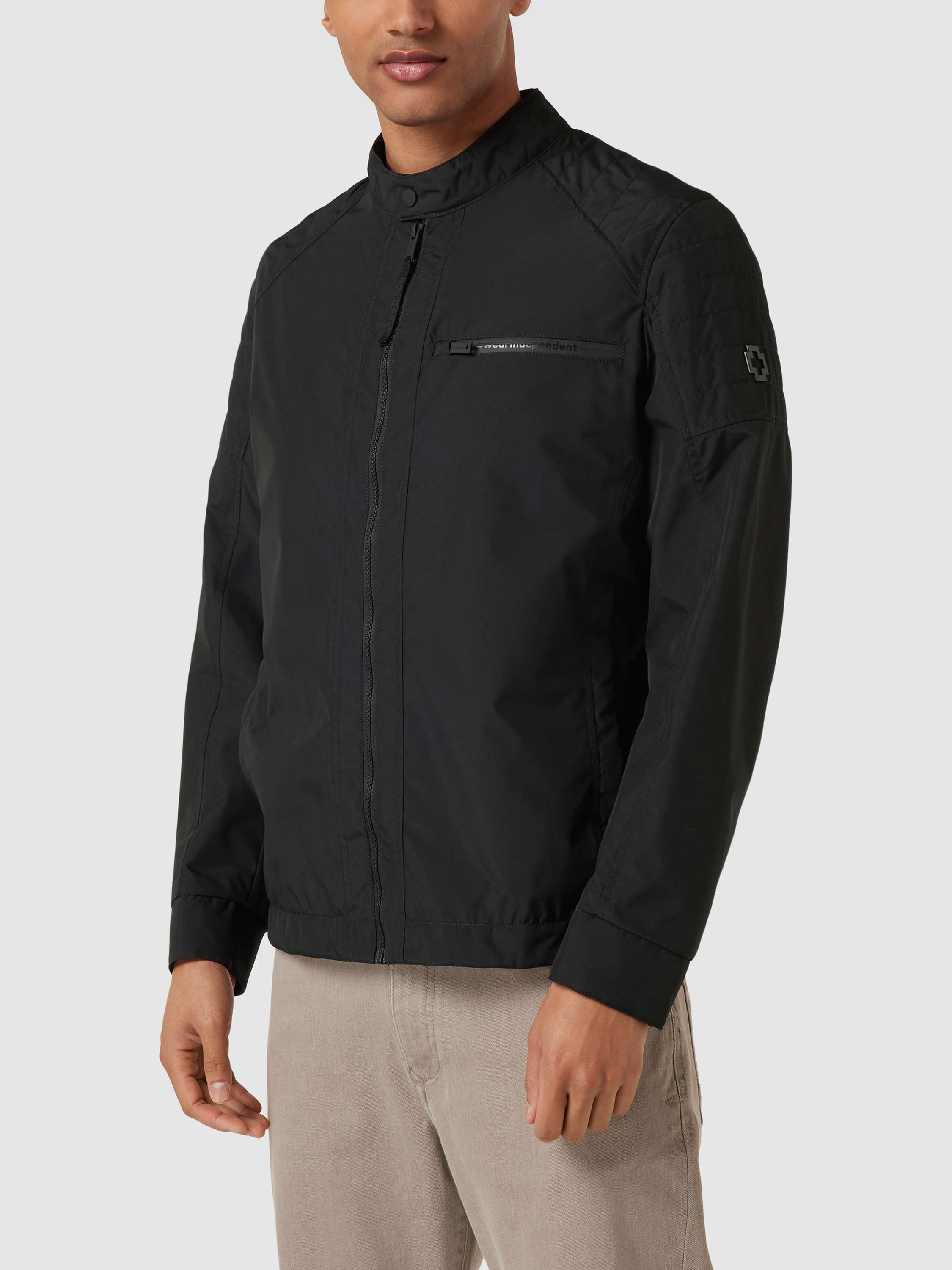 Gpk Label Strellson Jacke mit Label-Detail (black) online kaufen